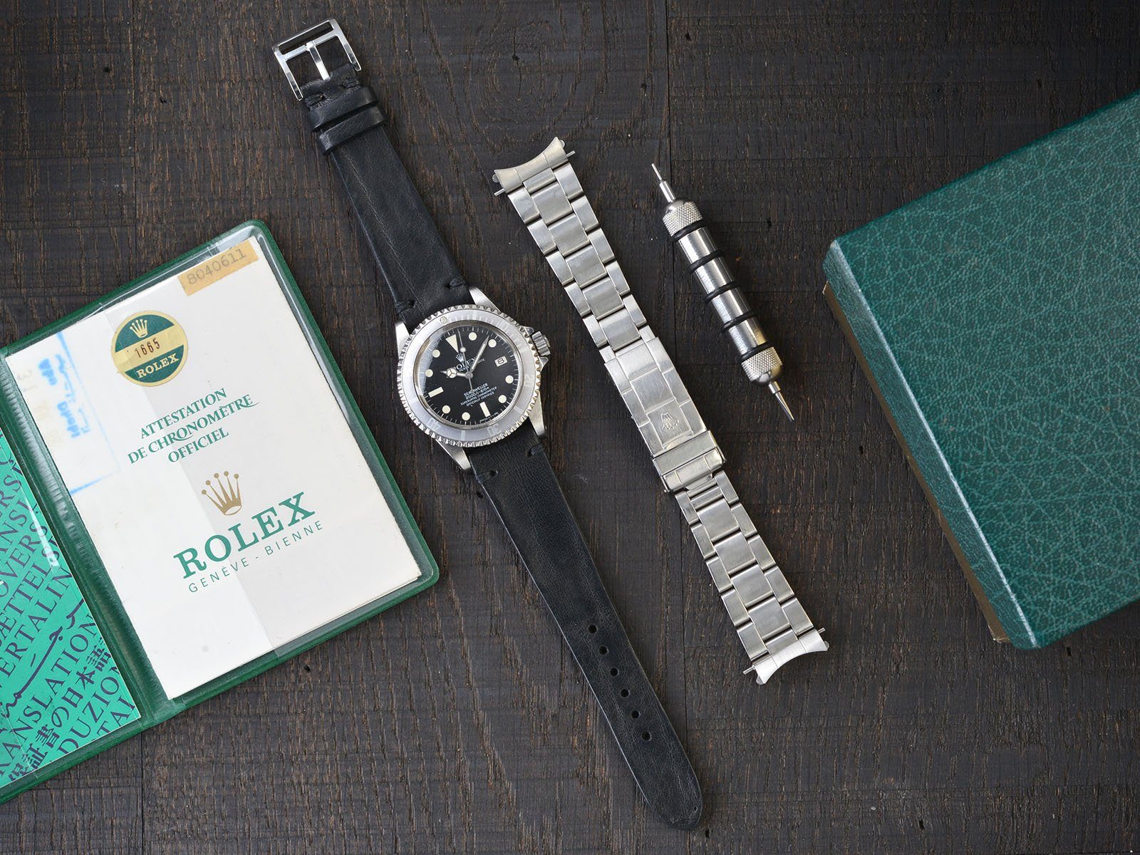 ROLEX 1665 SEADWELLER BIG WHITE B + P