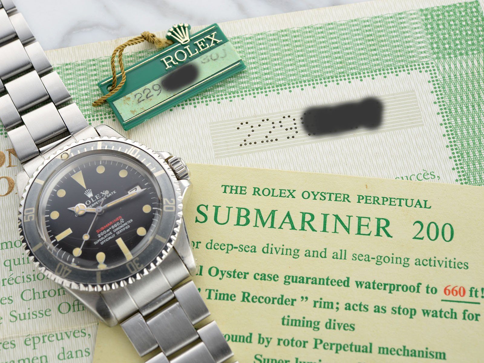 ROLEX 1680 DARK TROPICAL MK2 SUBMARINER