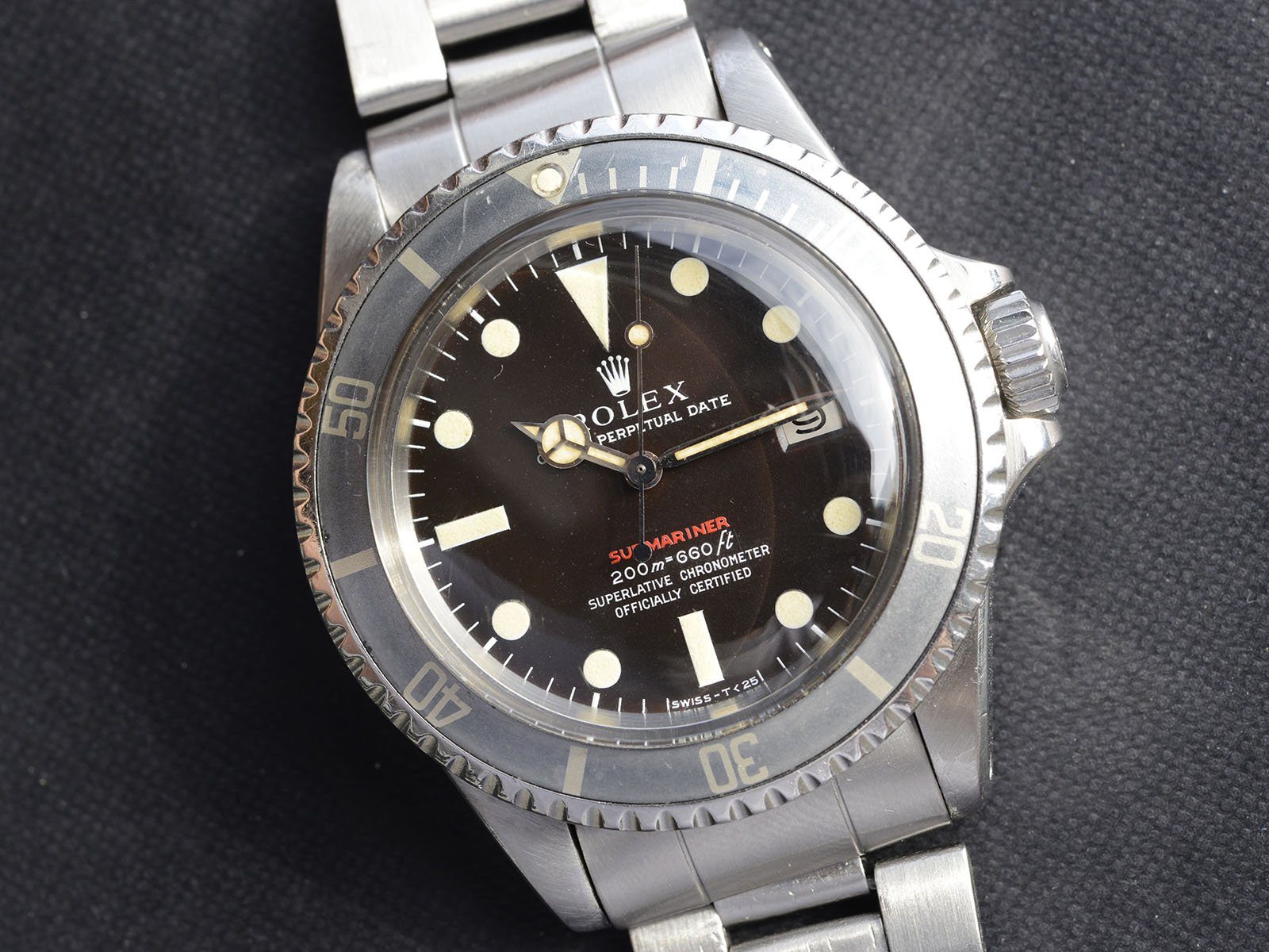 ROLEX 1680 DARK TROPICAL MK2 SUBMARINER