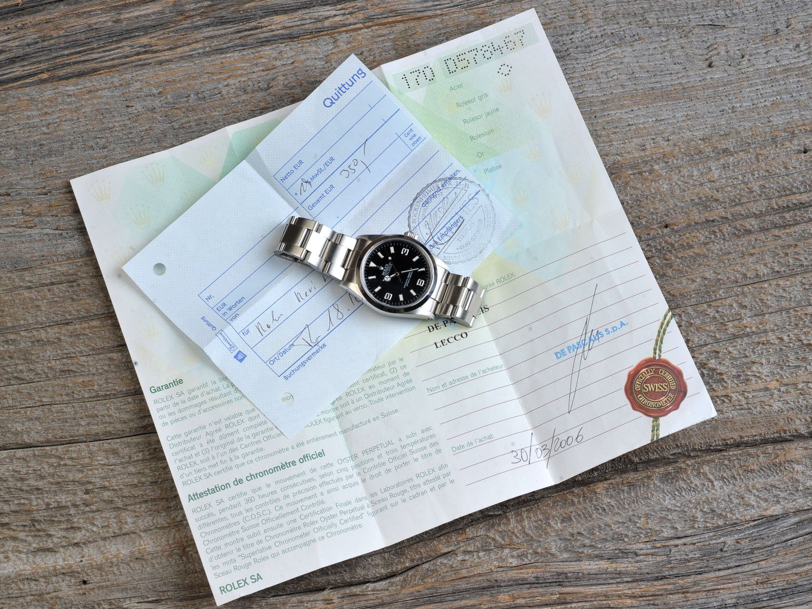 ROLEX 114270 EXPLORER