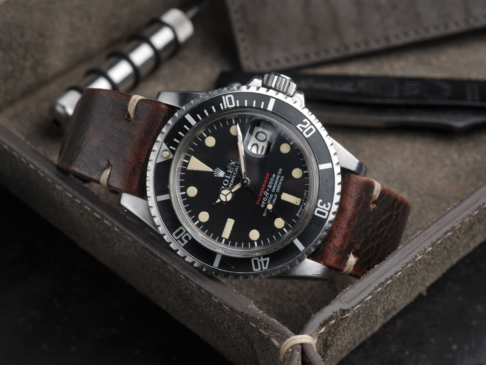 CURATED ROLEX 1680 REDSUB FROM 1970