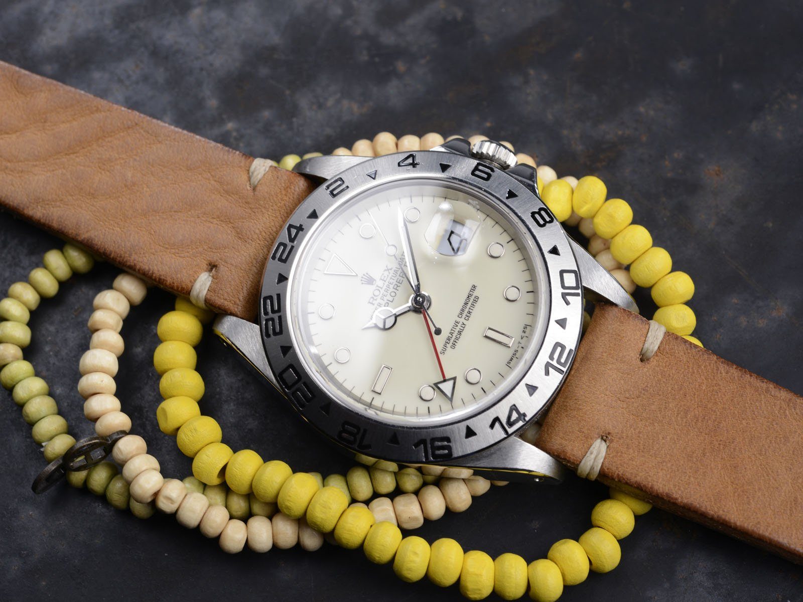 CURATED ROLEX 16550 CREAM DIAL EXPLORER