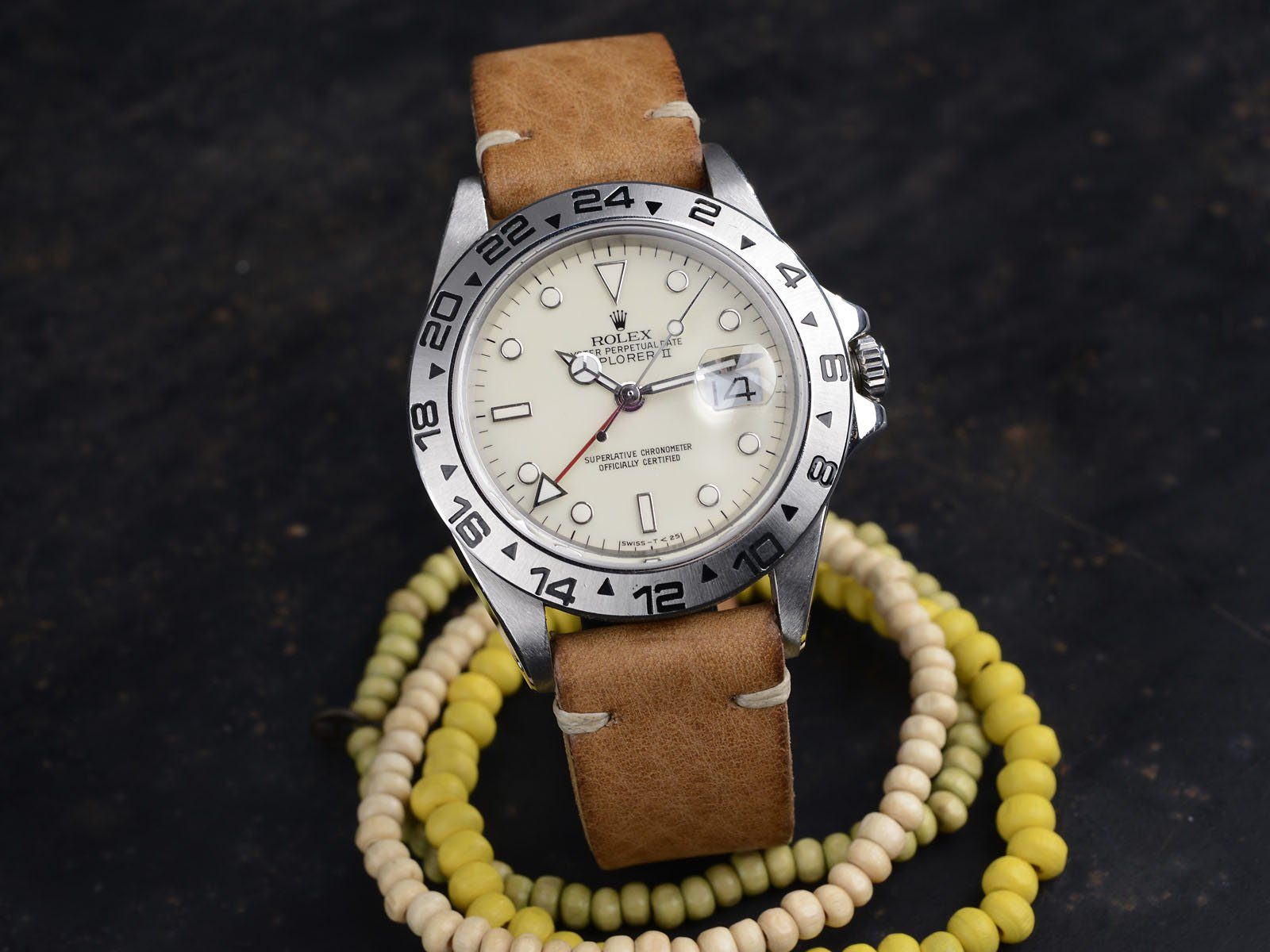 CURATED ROLEX 16550 CREAM DIAL EXPLORER