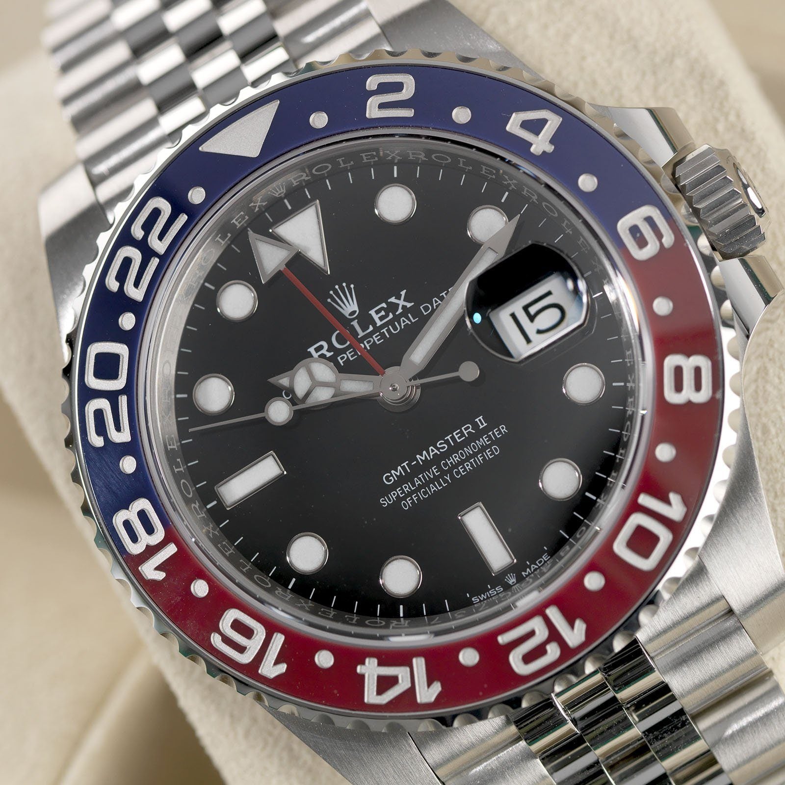 NEW Rolex 126710 BLRO GMT Master II