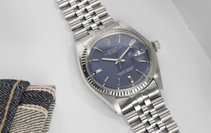 Rolex Datejust Blue Sigma Dial 1603