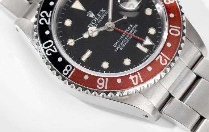 Rolex Gmt Master II Fat Lady No Date Dial 16760 Coke 