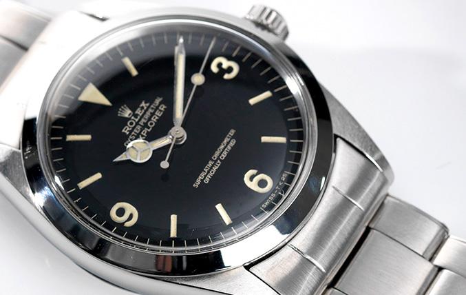 Rolex Explorer Gilt Dial 1016 Box and Papers