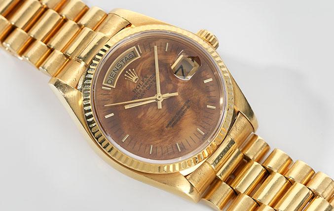 Rolex Day-Date Wood Dial 18038