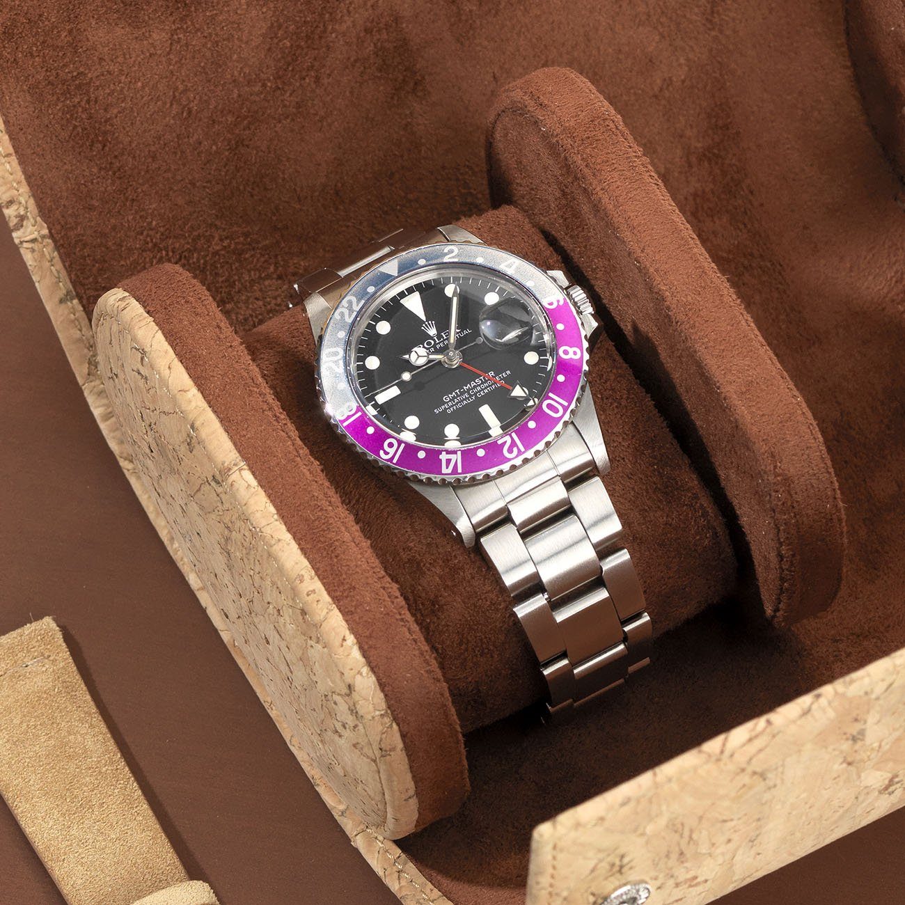 Rolex 1675 GMT Master Mk5 Maxi Dial Pink Lady