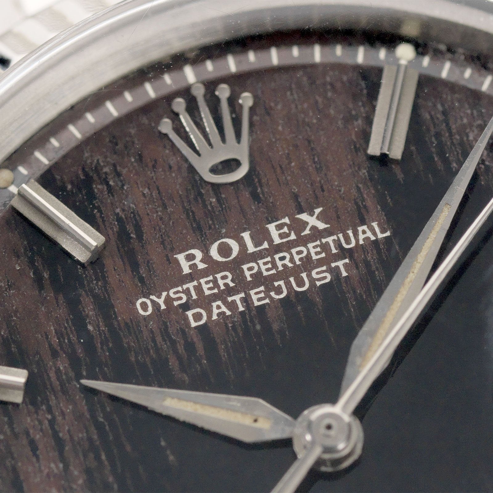 Rolex White Gold Datejust Tropical Dial Reference 1601