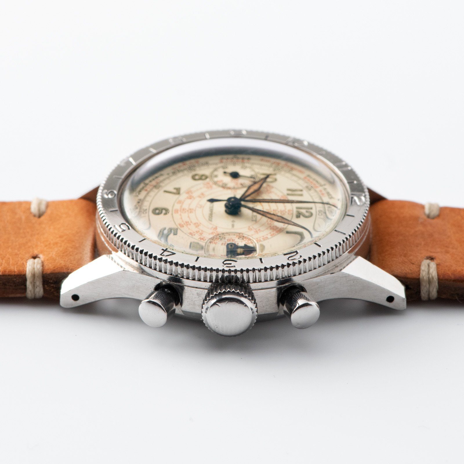 Gallet Chronograph 1940s Flying Officer