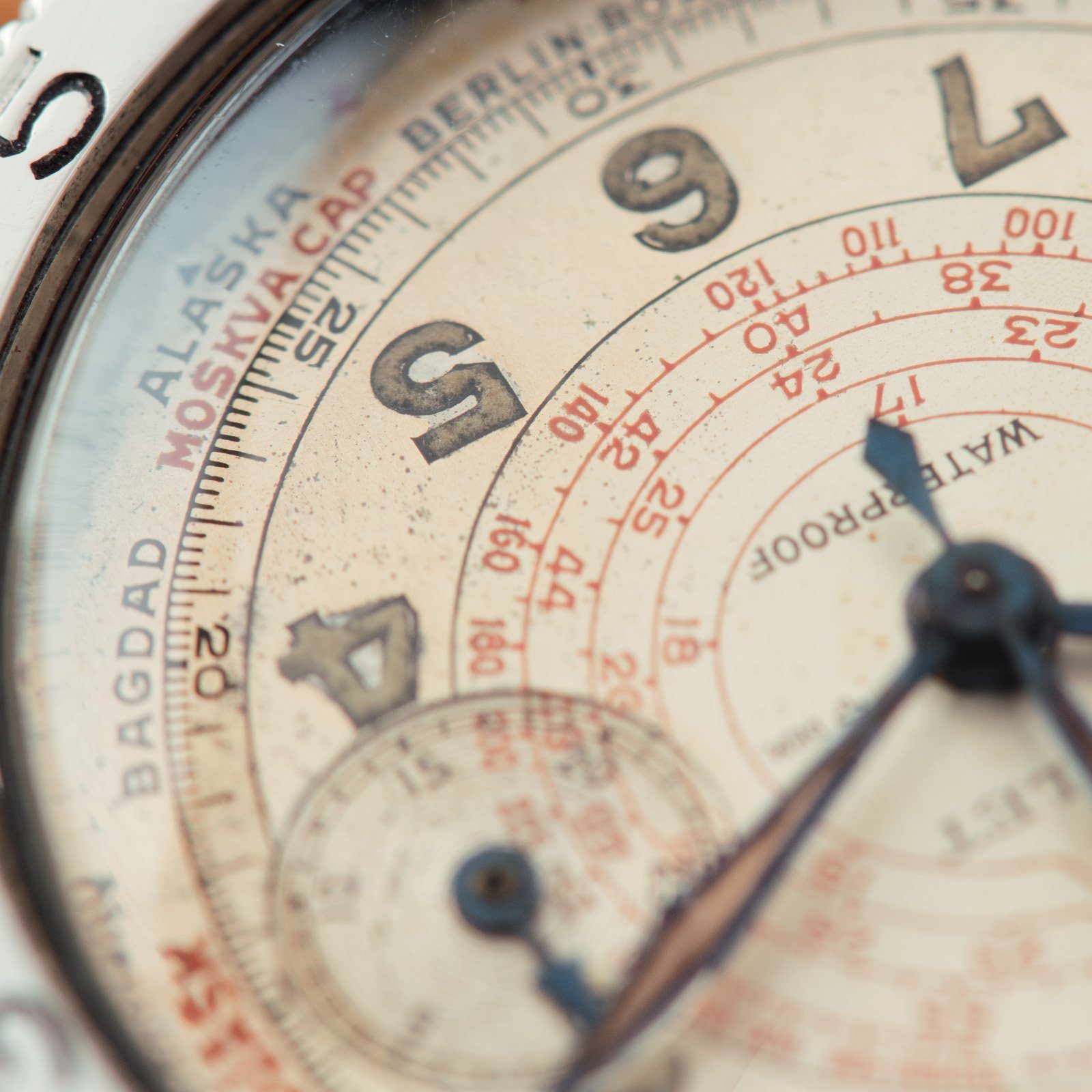 Gallet Chronograph 1940s Flying Officer