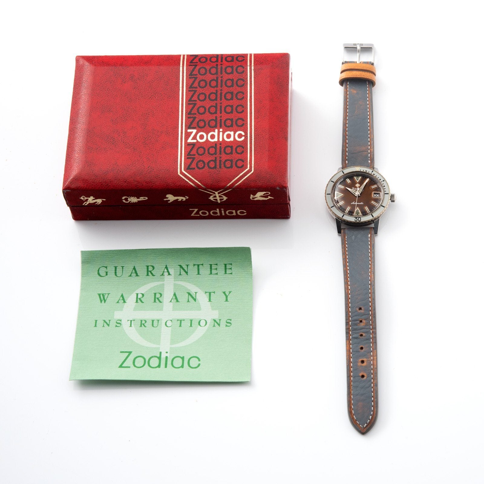 Zodiac Seawolf Tropical Gilt Dial with Papers