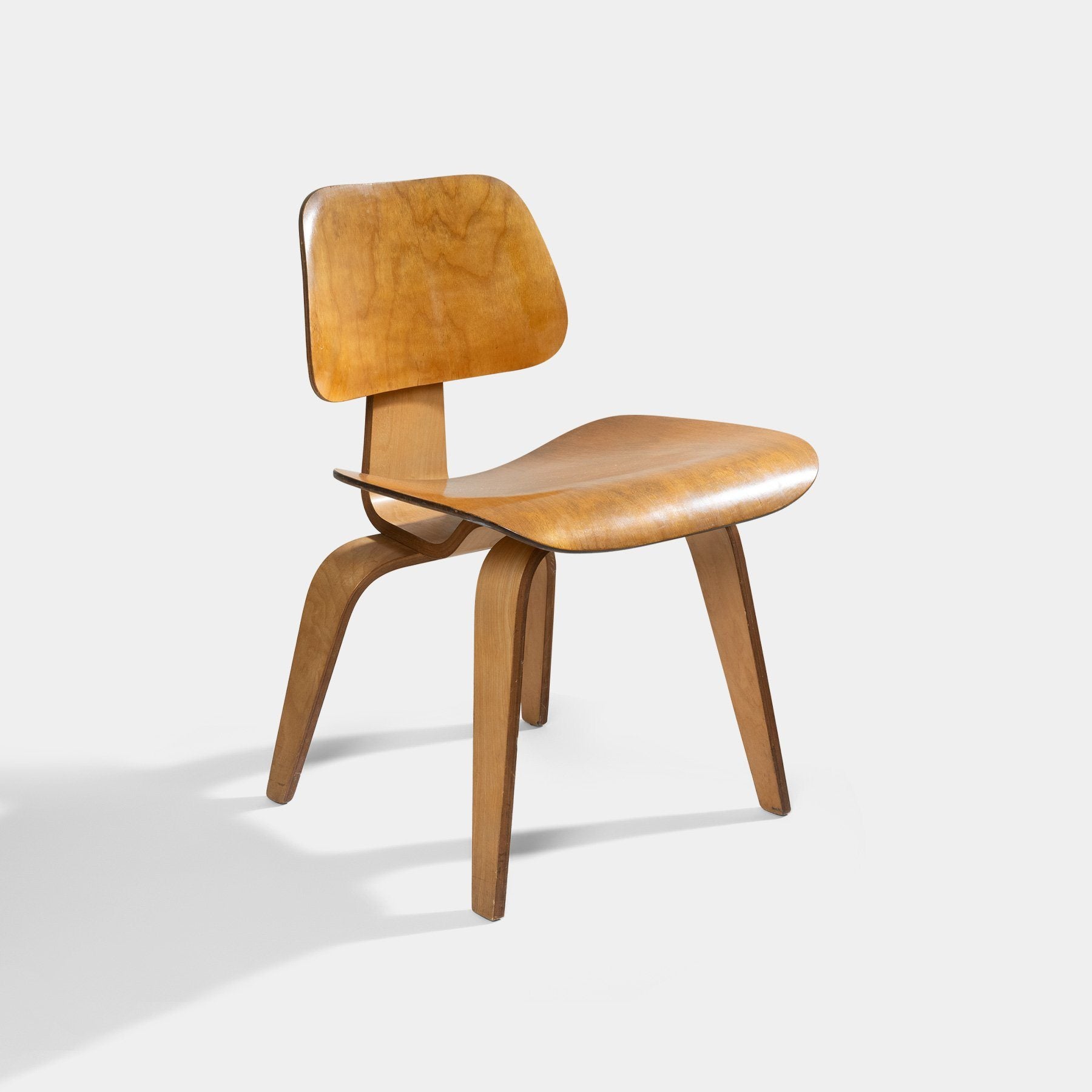 1950s Eames DCW Wood Dining Chair