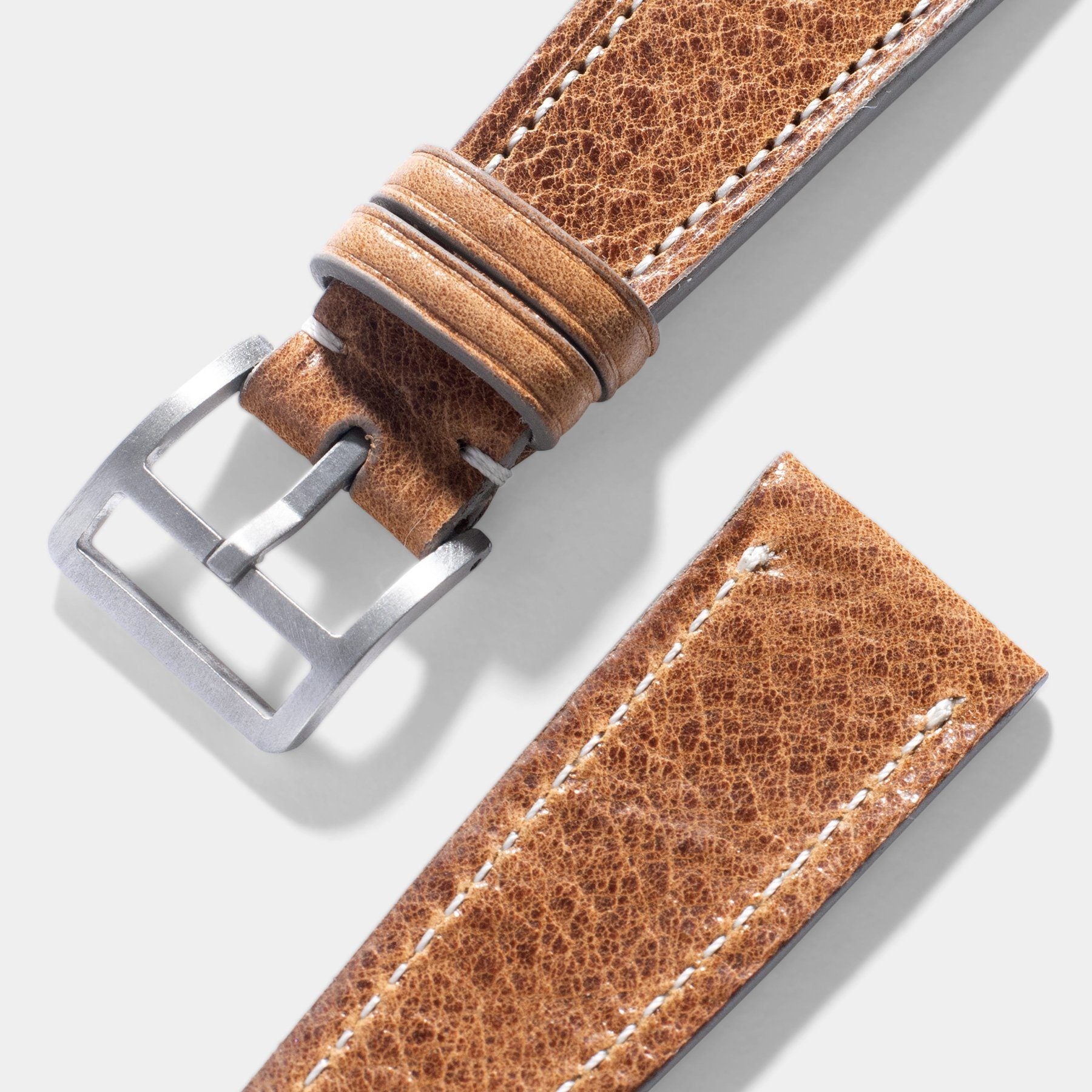 Bohémien Brown Leather Watch Strap