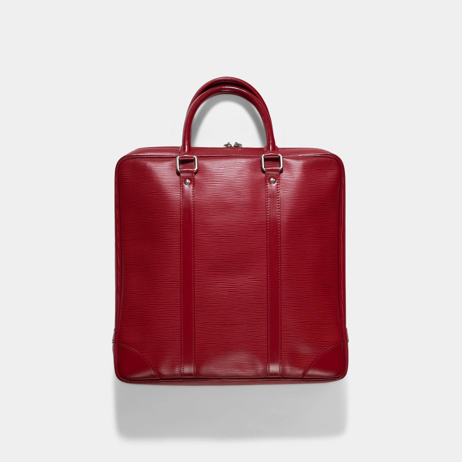 Louis Vuitton Red Epi Leather Business Bag