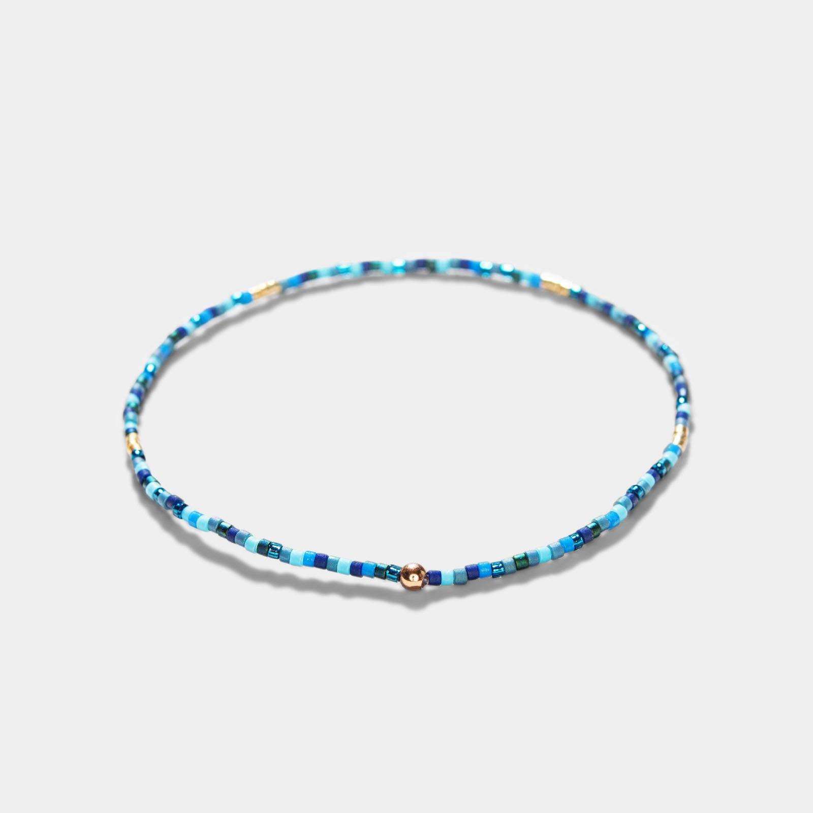 Oskar Gydell Blue Miyuki Bracelet