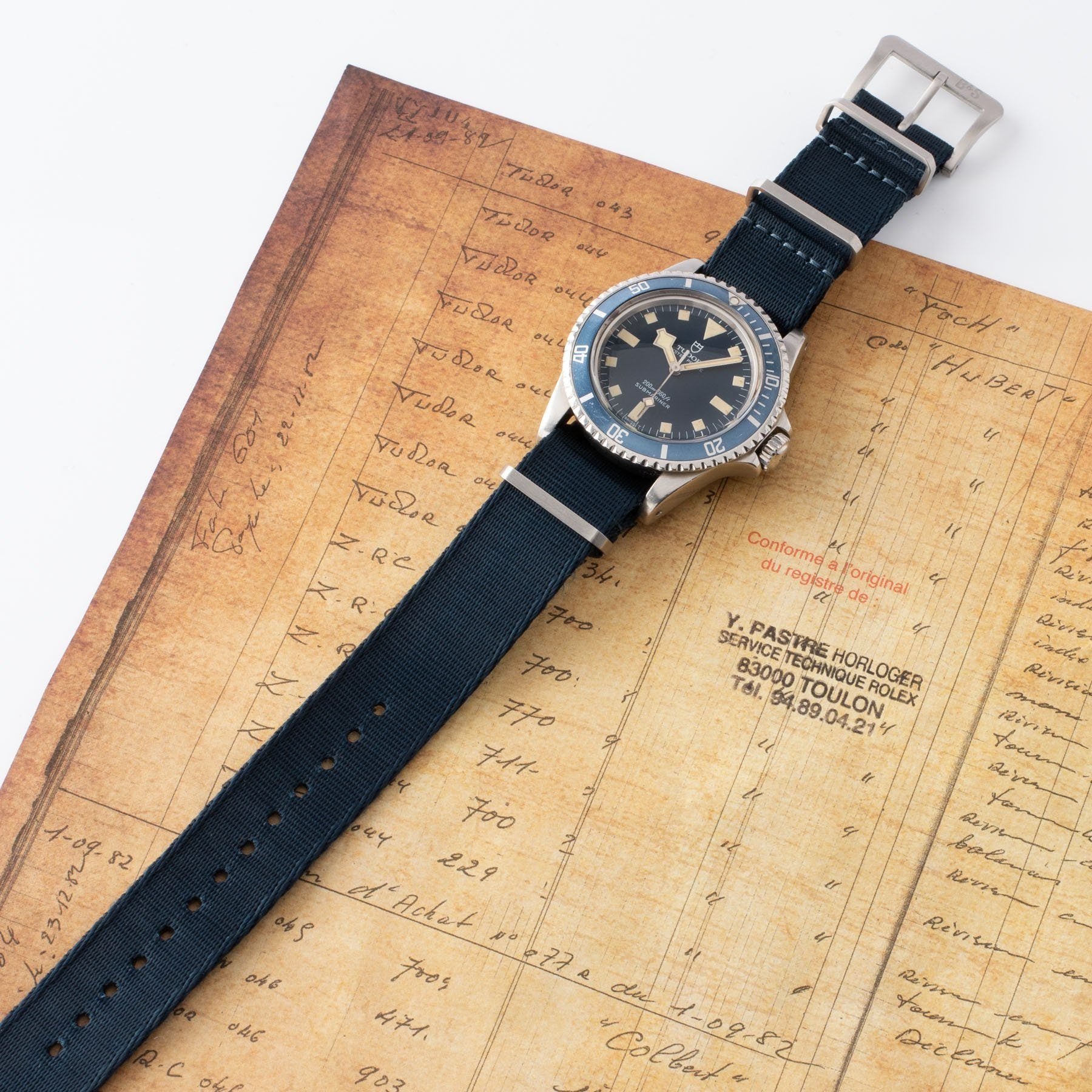 Tudor Marine Nationale MN78 Submariner 9401 with Provenance/Ledgers