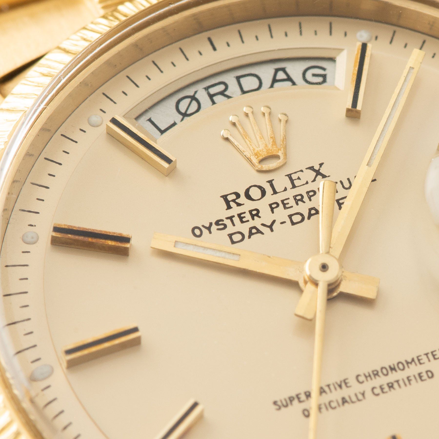 Rolex Day-Date Champagne Dial Yellow Gold 1807