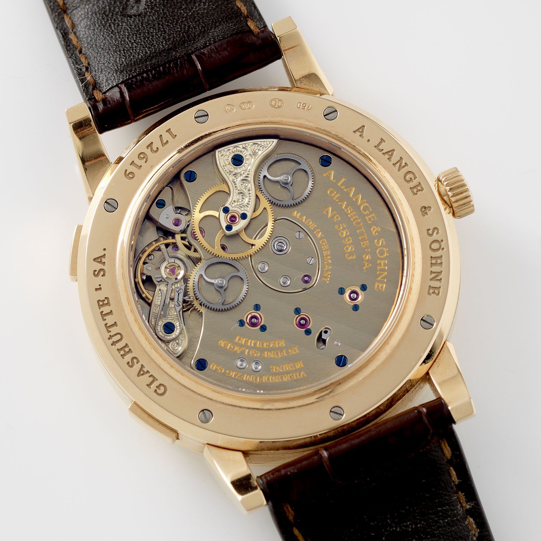 A. Lange & Söhne Lange 1 Time Zone Pink Gold