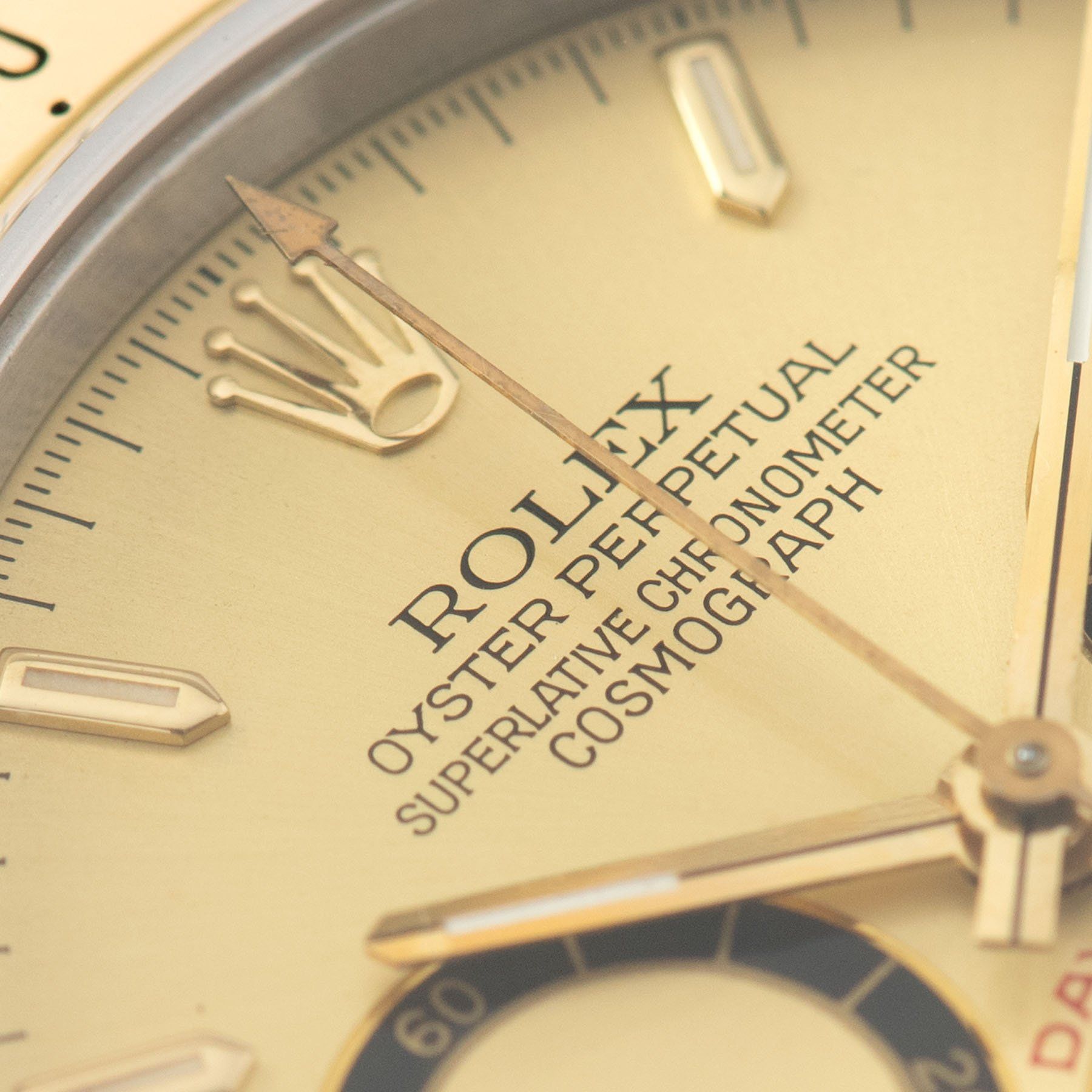 Rolex Daytona 16523 Champagne Four Line Dial