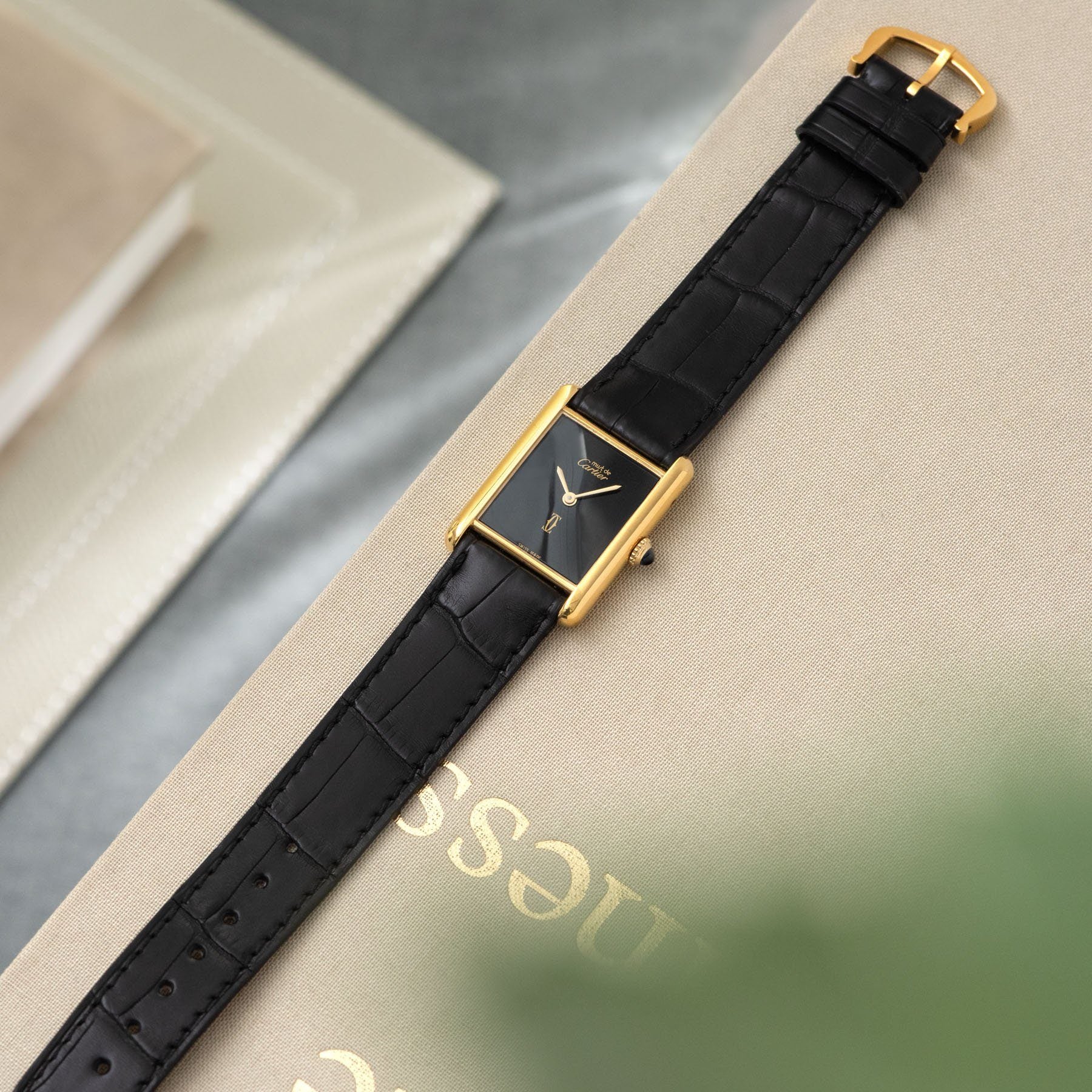 Cartier Tank Must de Cartier “Onyx” Look Dial