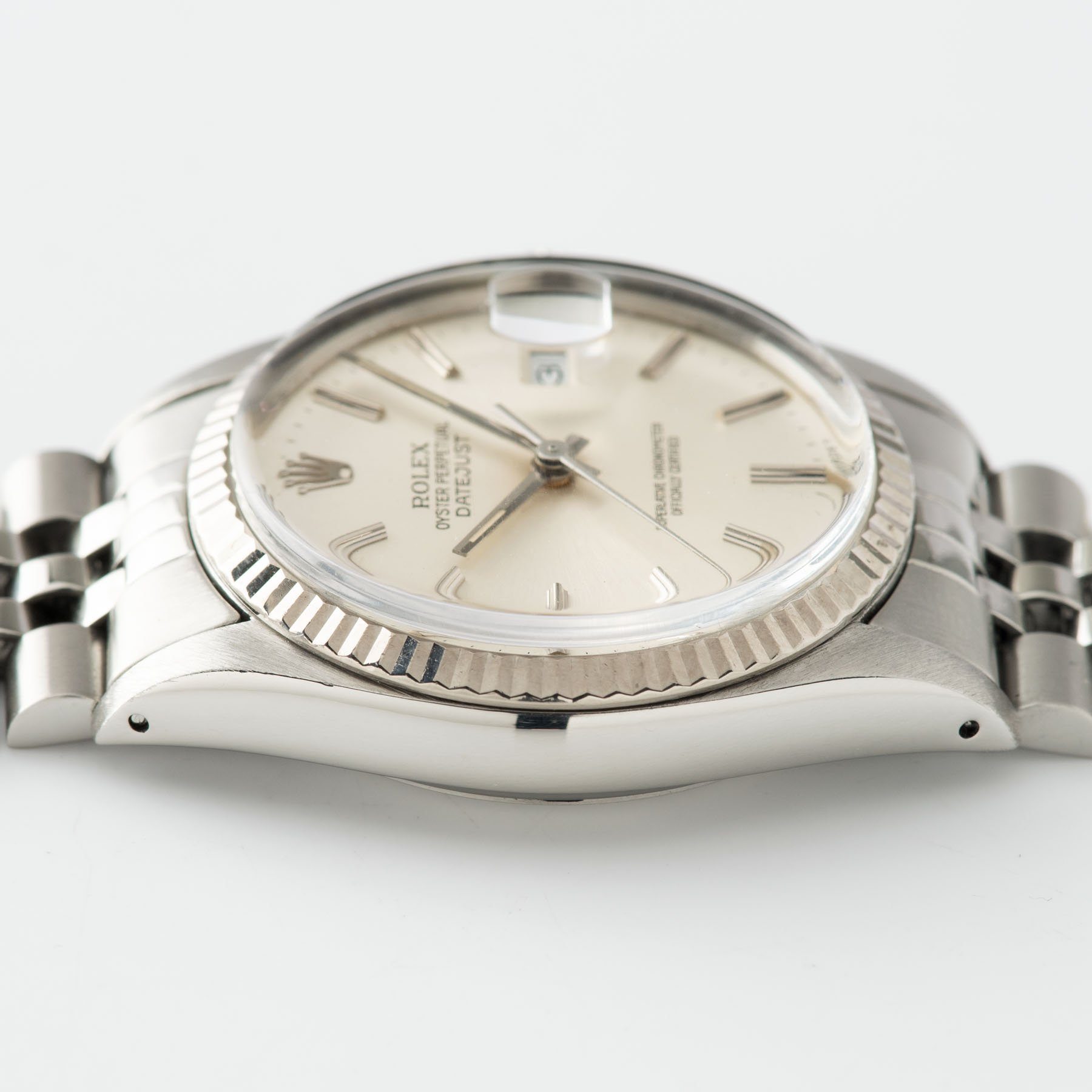 Rolex Datejust Silver dial ref 16014