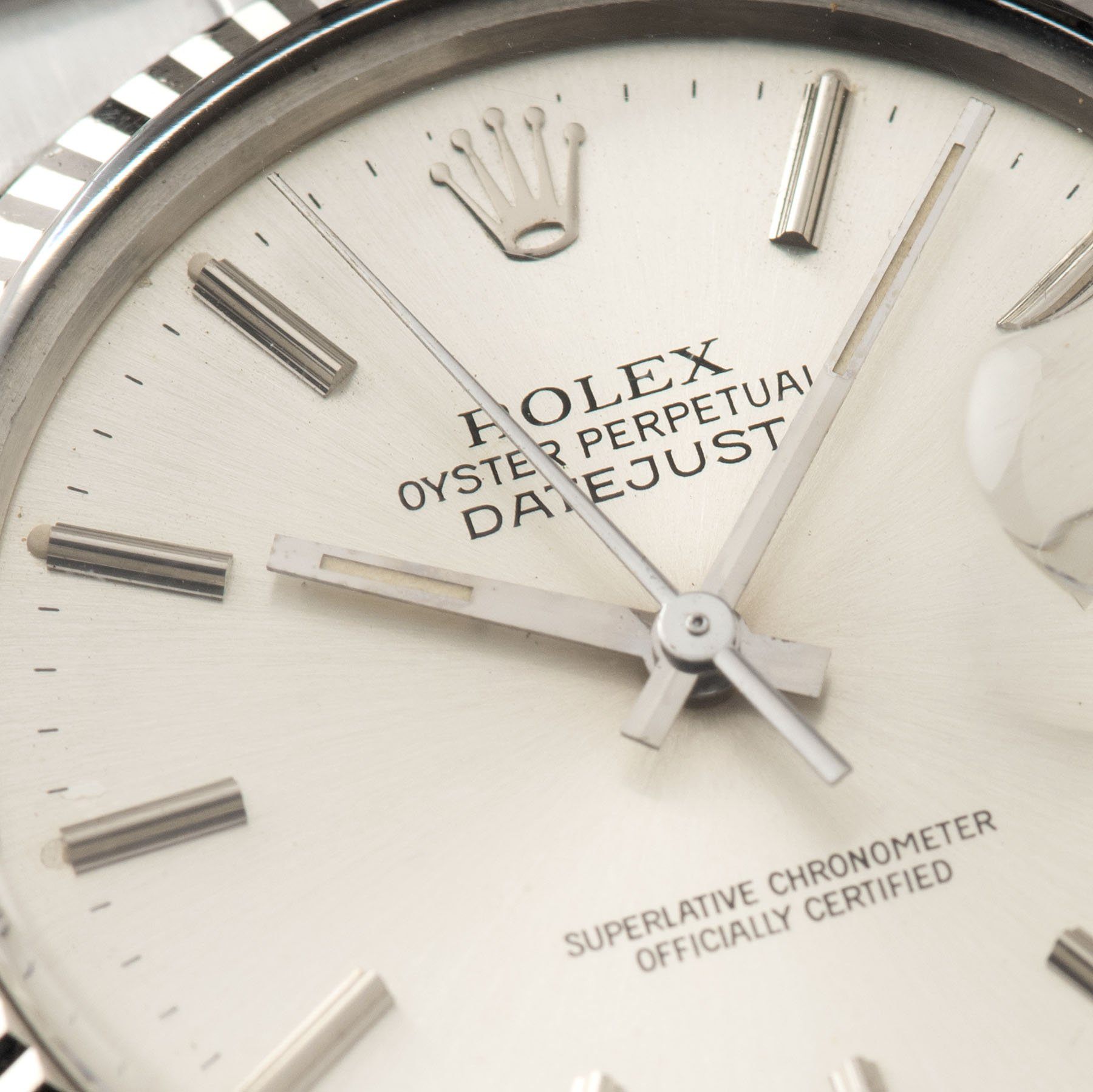 Rolex Datejust Silver dial ref 16014