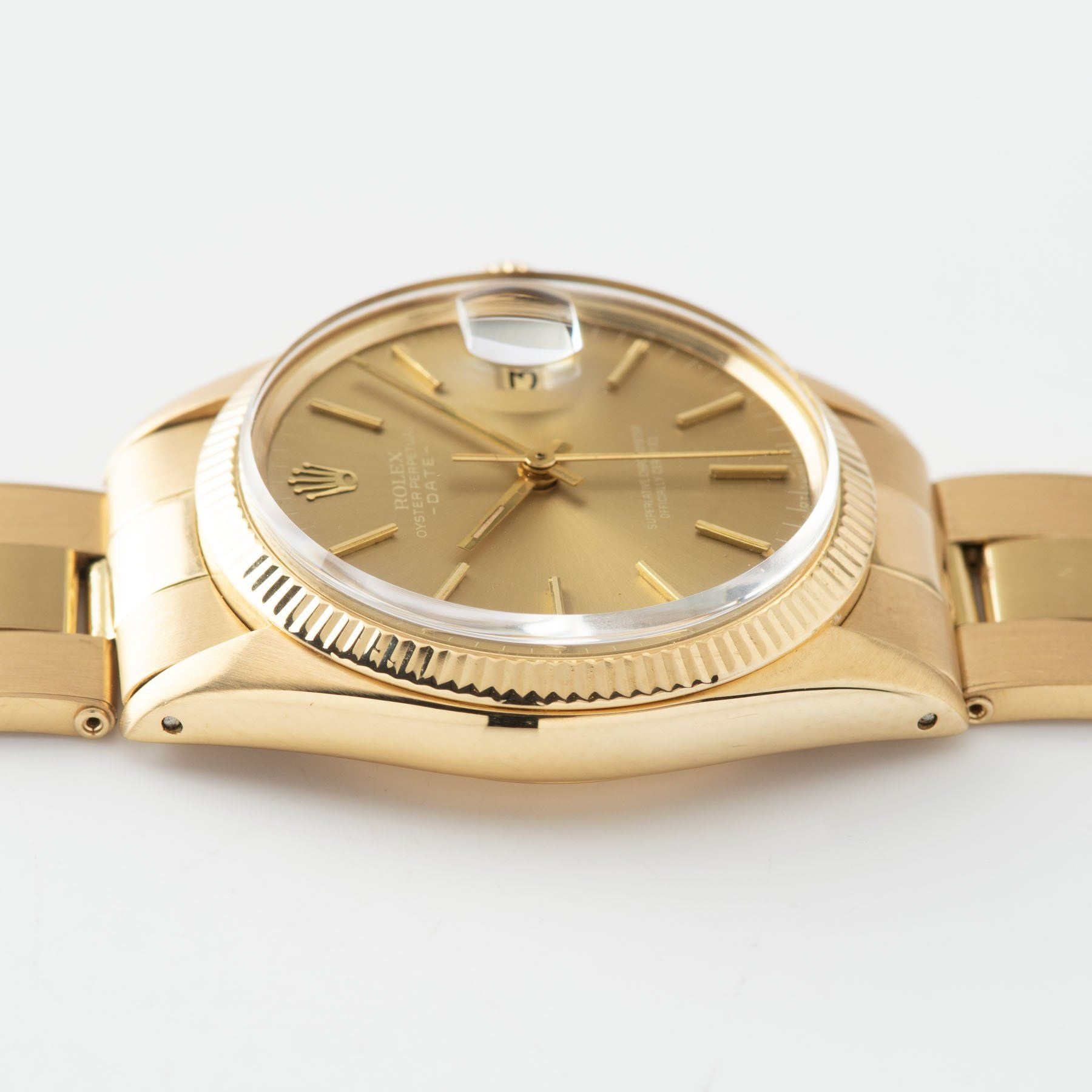 Rolex Yellow Gold Date Reference 1503 Tobacco Dial