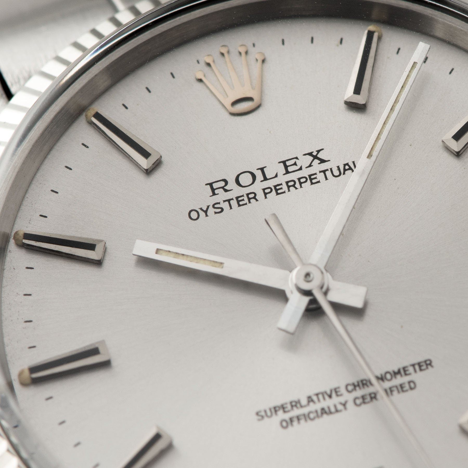 Rolex Oyster Perpetual silver dial ref 1005