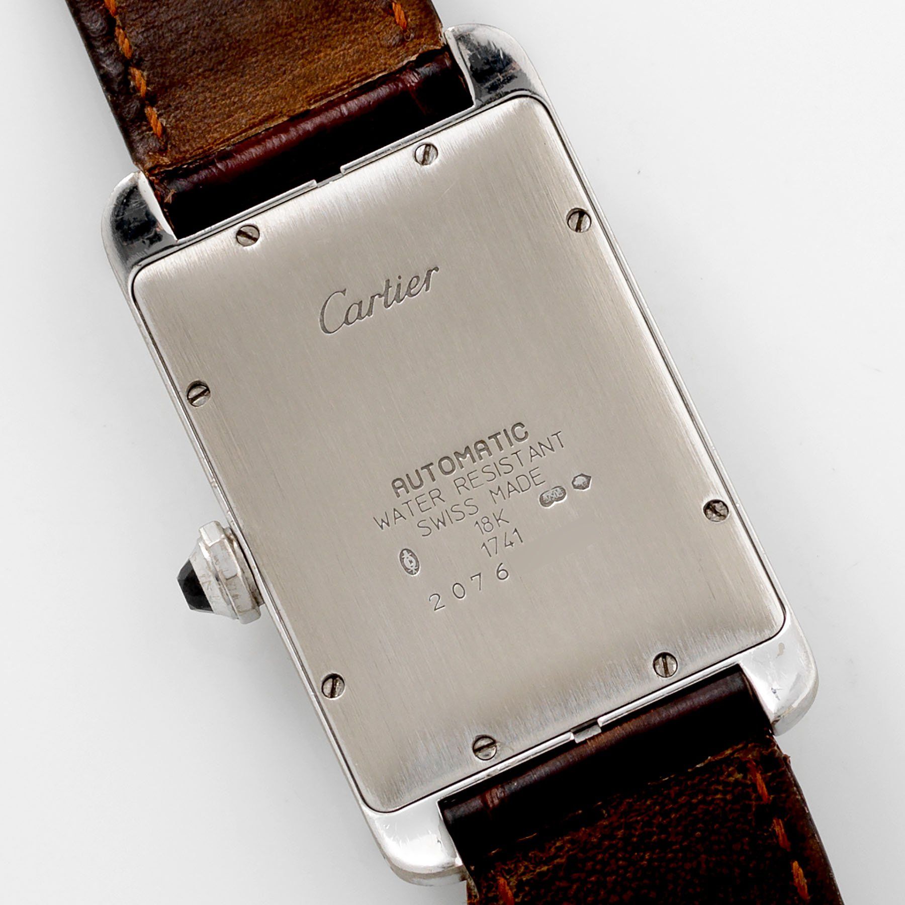 Cartier Tank Americaine White Gold Ref 1741