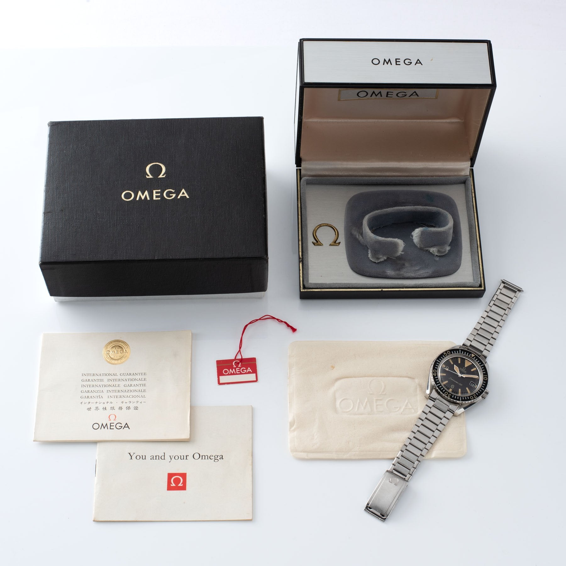 Omega Seamaster SM300 Big Triangle 166.024 Box and Papers