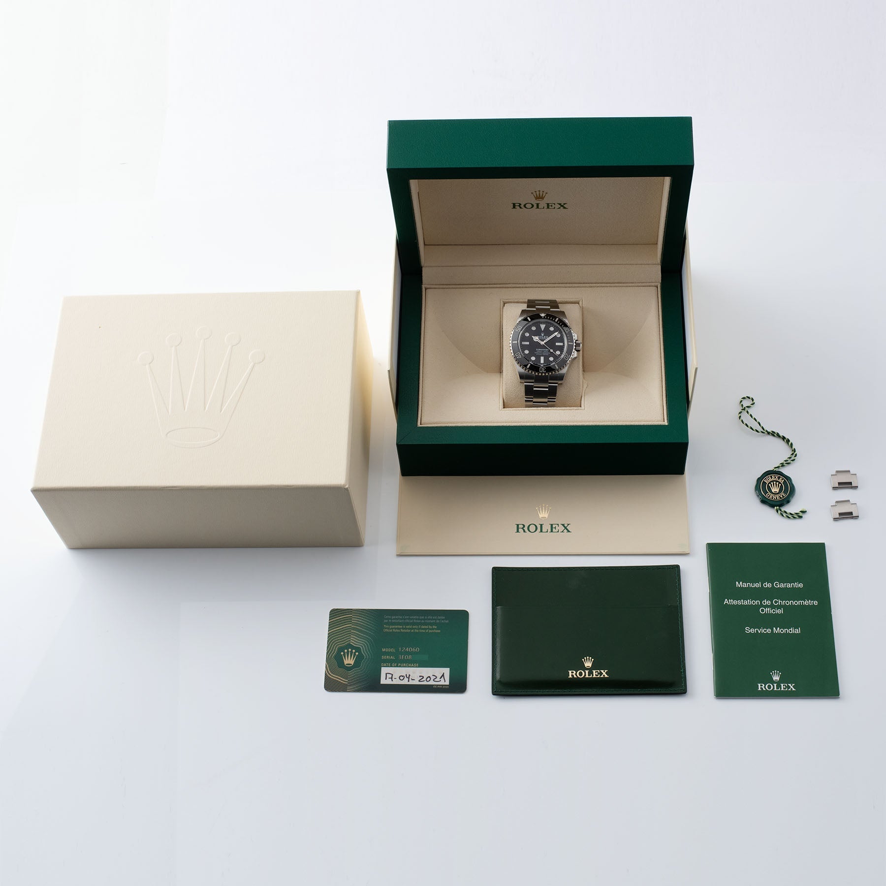 Rolex Submariner No Date 124060 Full Set