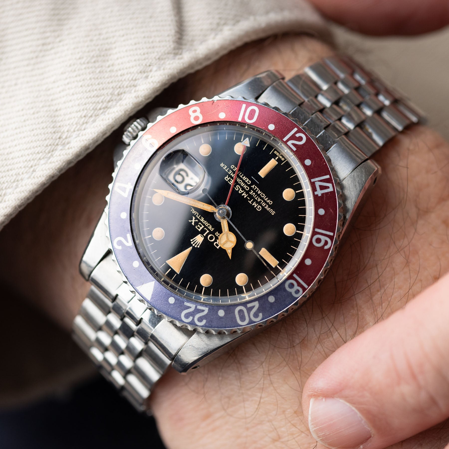 Rolex 1675 GMT-Master Gilt Underline Dial