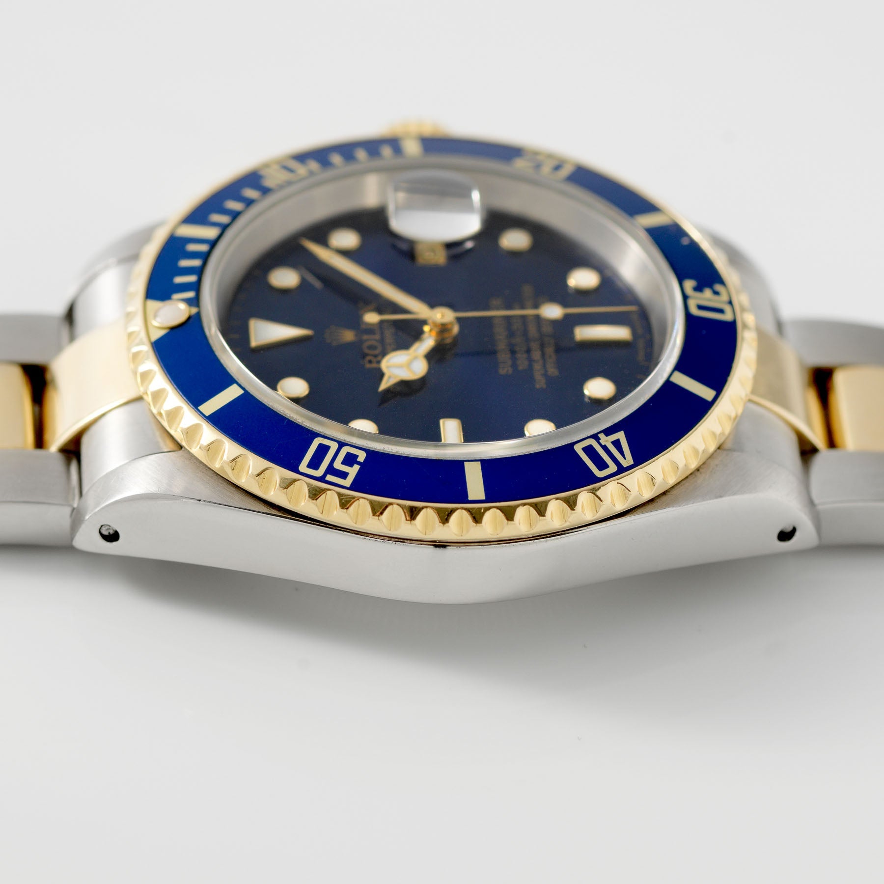 Rolex Submariner Date Blue Dial Two-Tone 16613