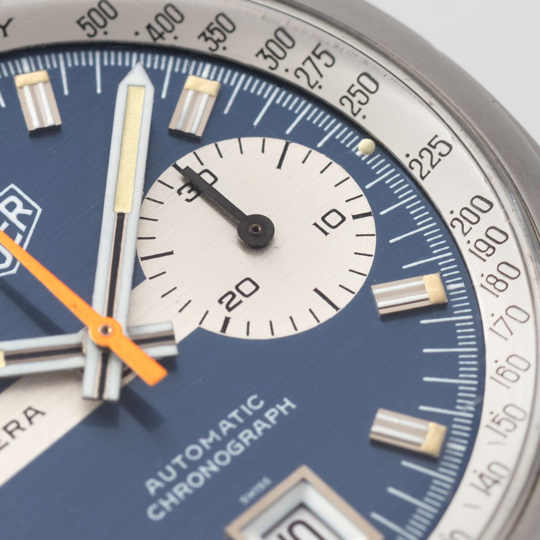 Heuer Carrera Blue Dial Reference 1553