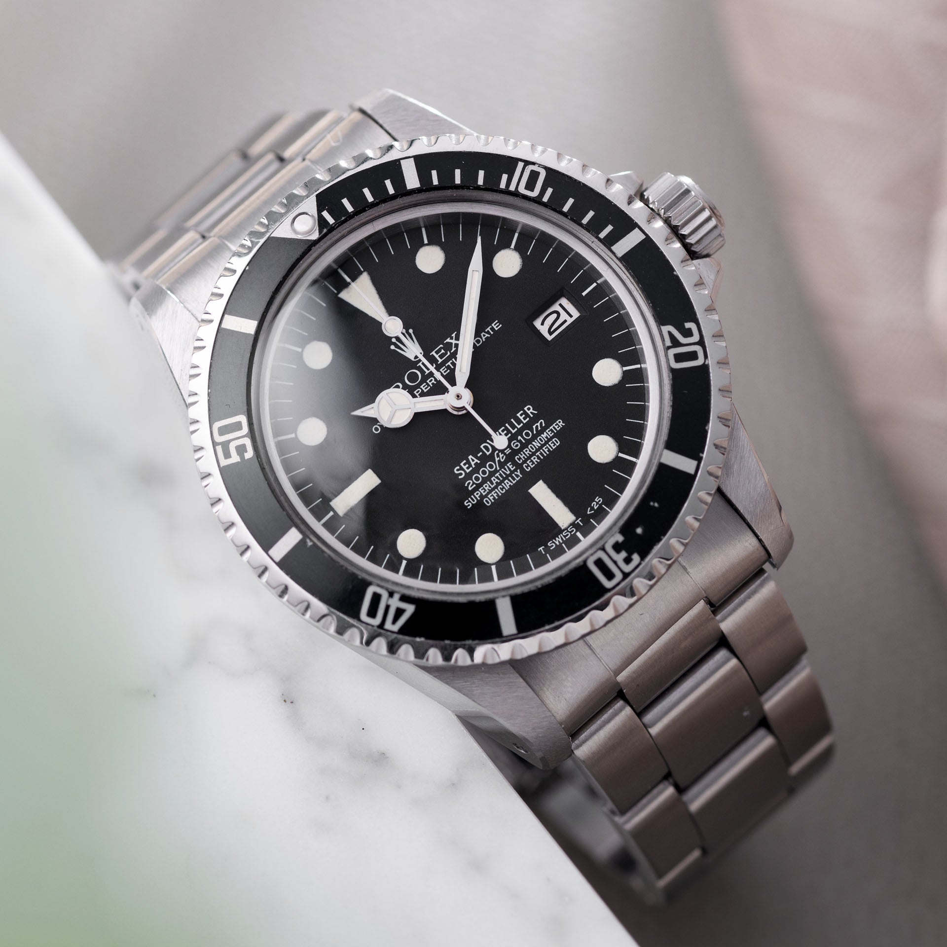 Rolex Seadweller 1665 Rare Stunning Rail Dial