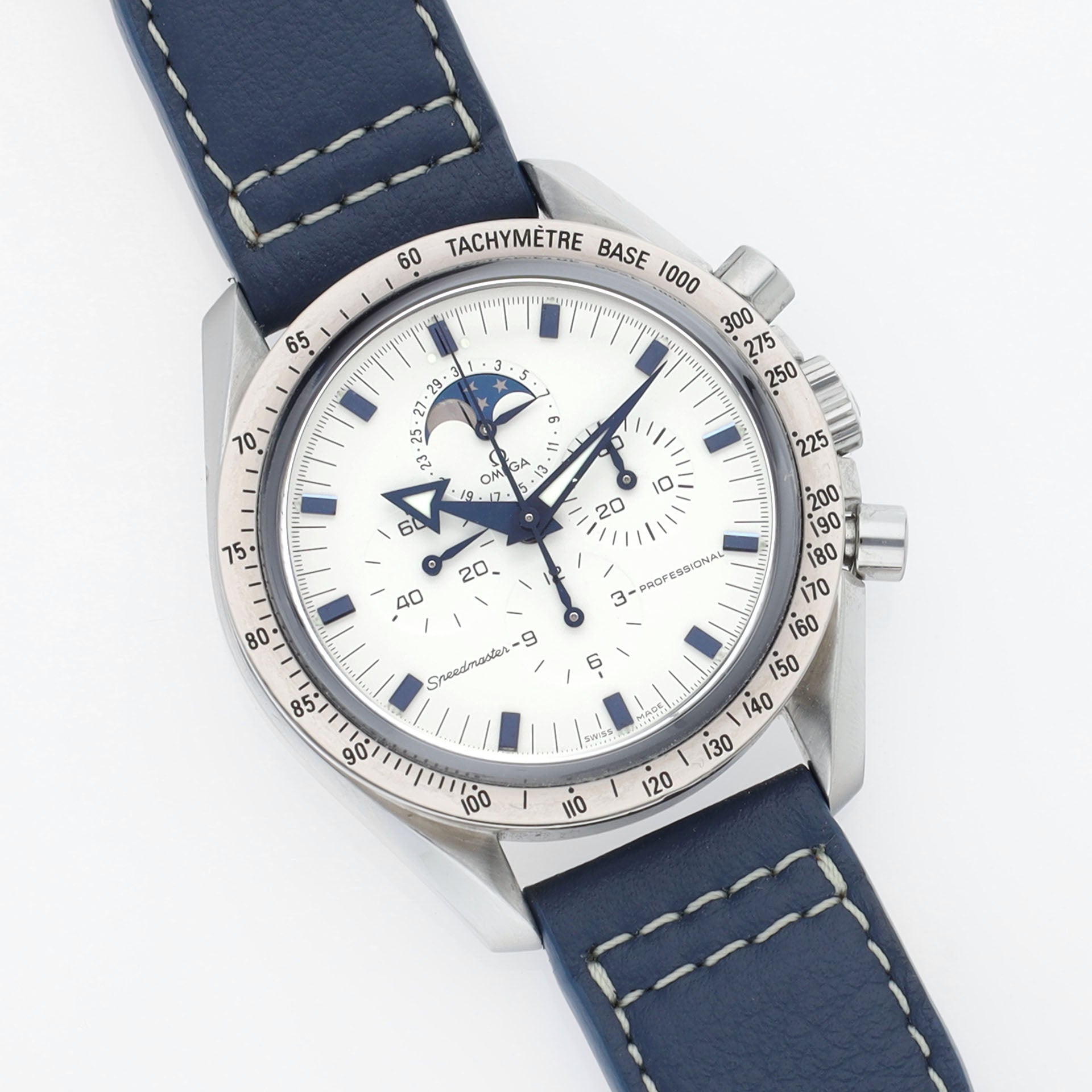 Omega Speedmaster 3575.20 Date Moonphase Broad Arrow Hands