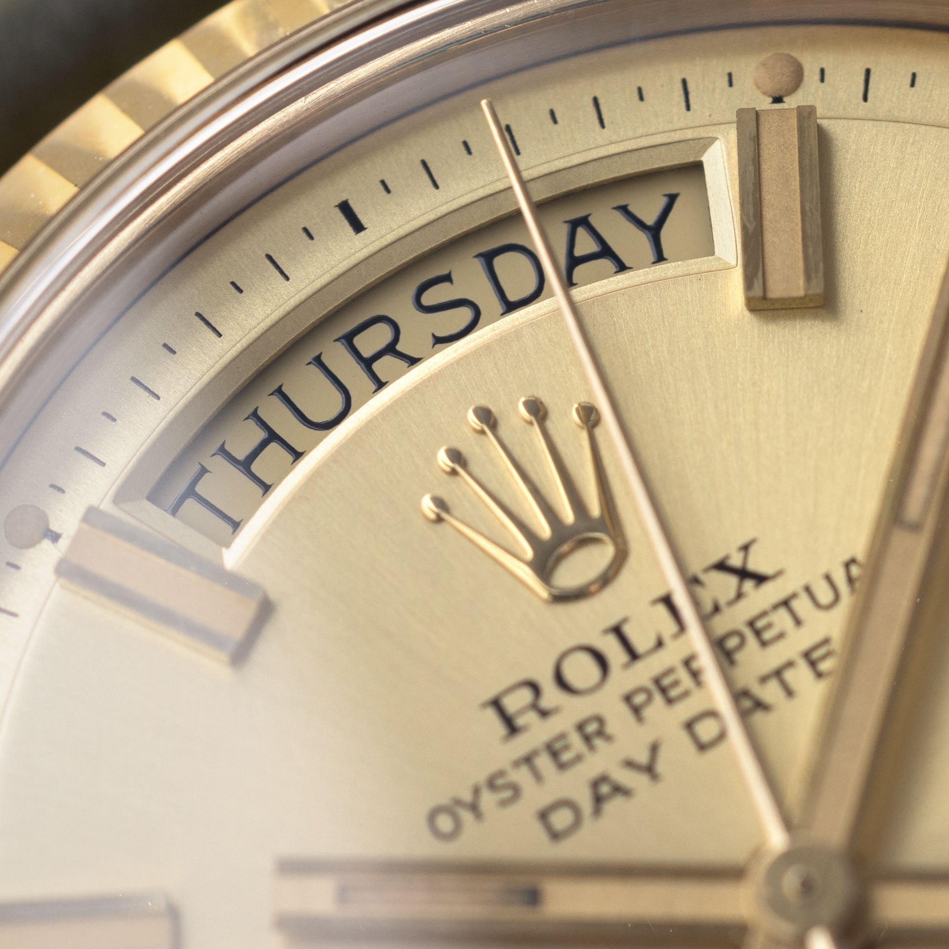 Rolex Day-Date 1803 Yellow Gold Wide Boy Dial 