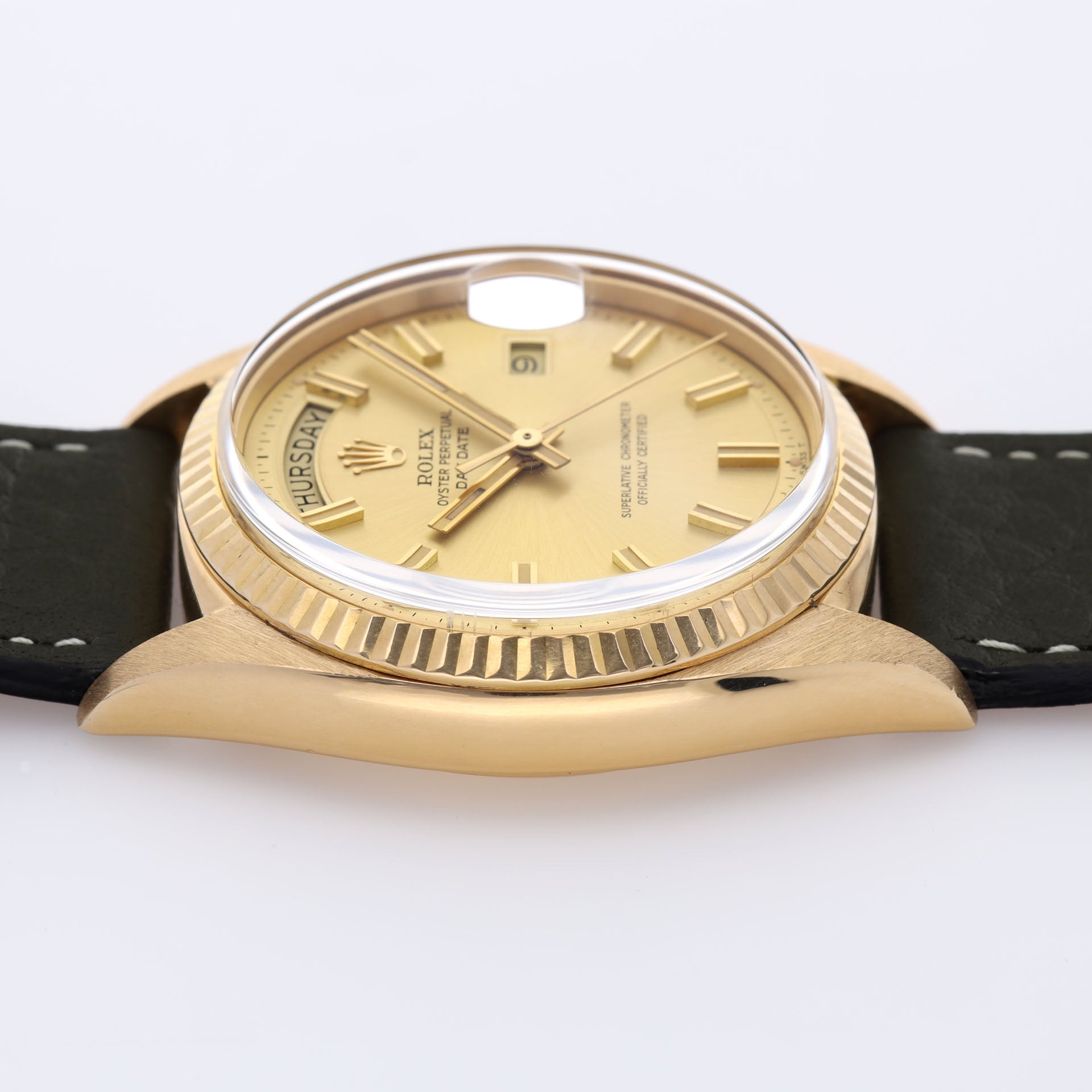 Rolex Day-Date 1803 Yellow Gold Wide Boy Dial 