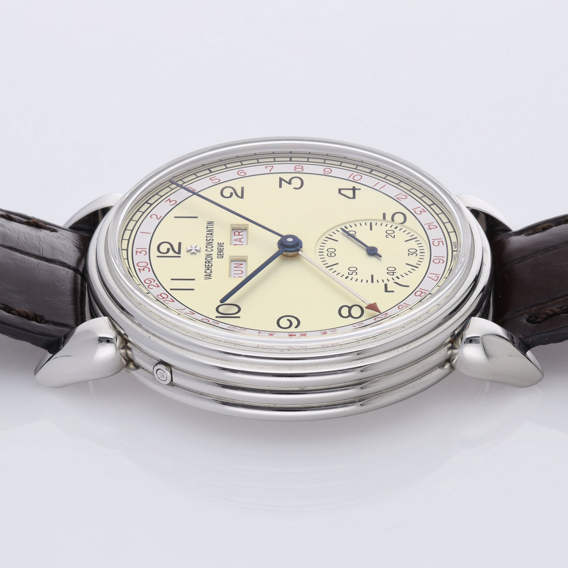 Vacheron Constantin Historiques 1942 3110V Triple Calendar Steel 