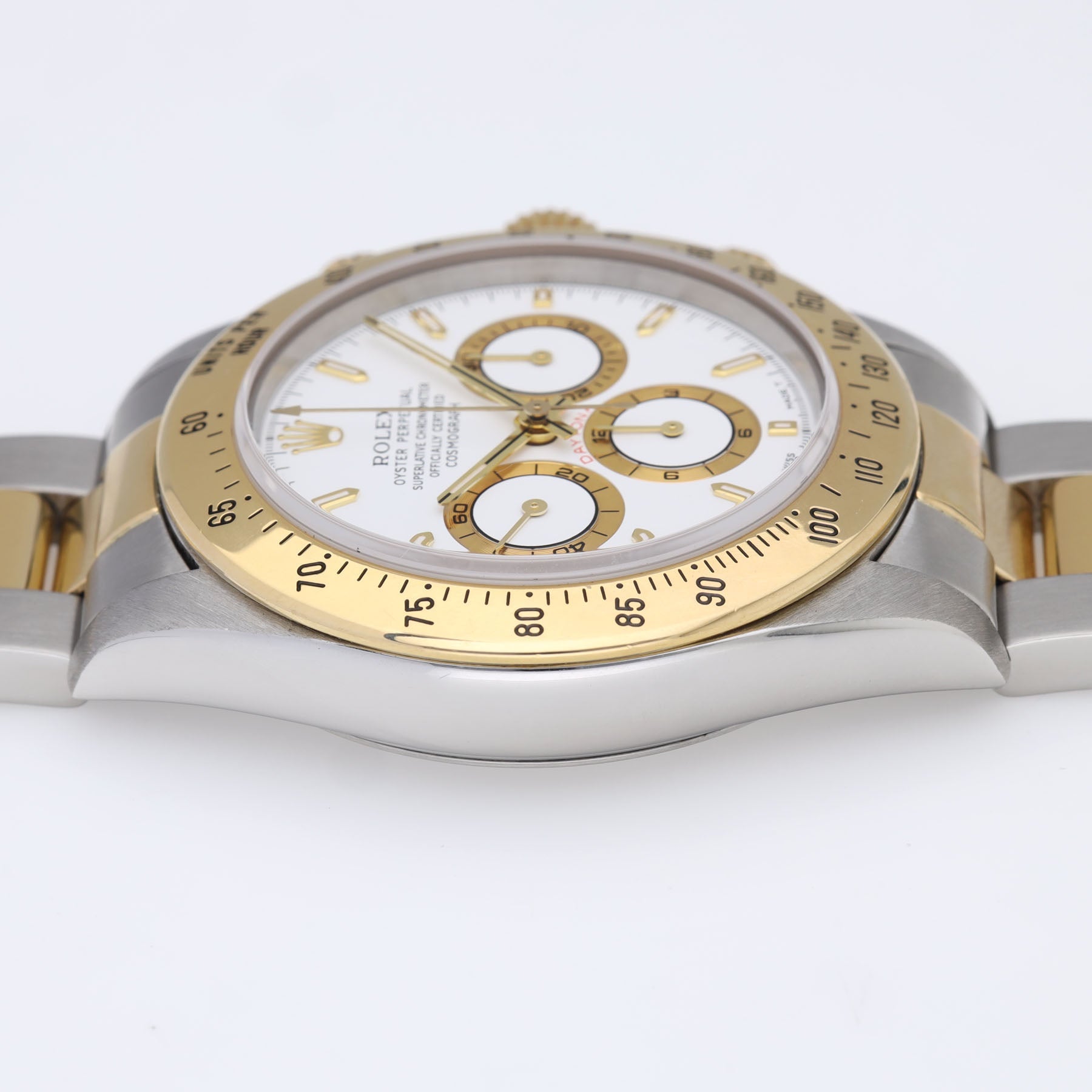 Rolex Cosmograph Daytona 16523 Steel and Gold White Dial