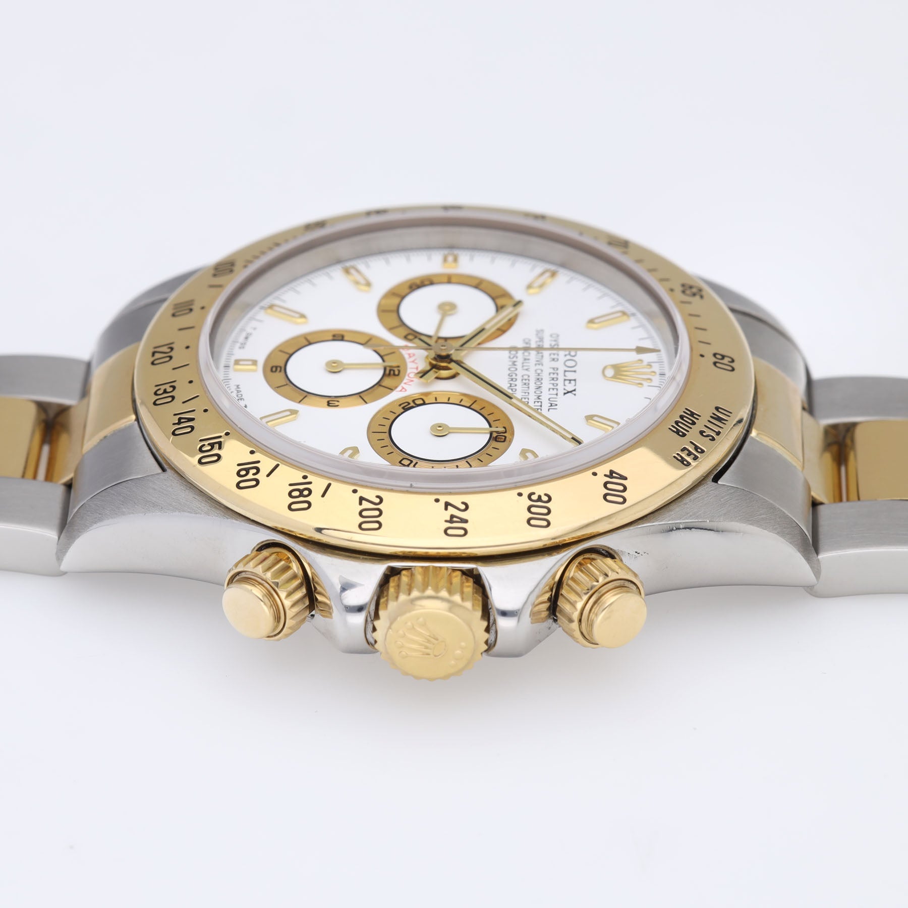 Rolex Cosmograph Daytona 16523 Steel and Gold White Dial