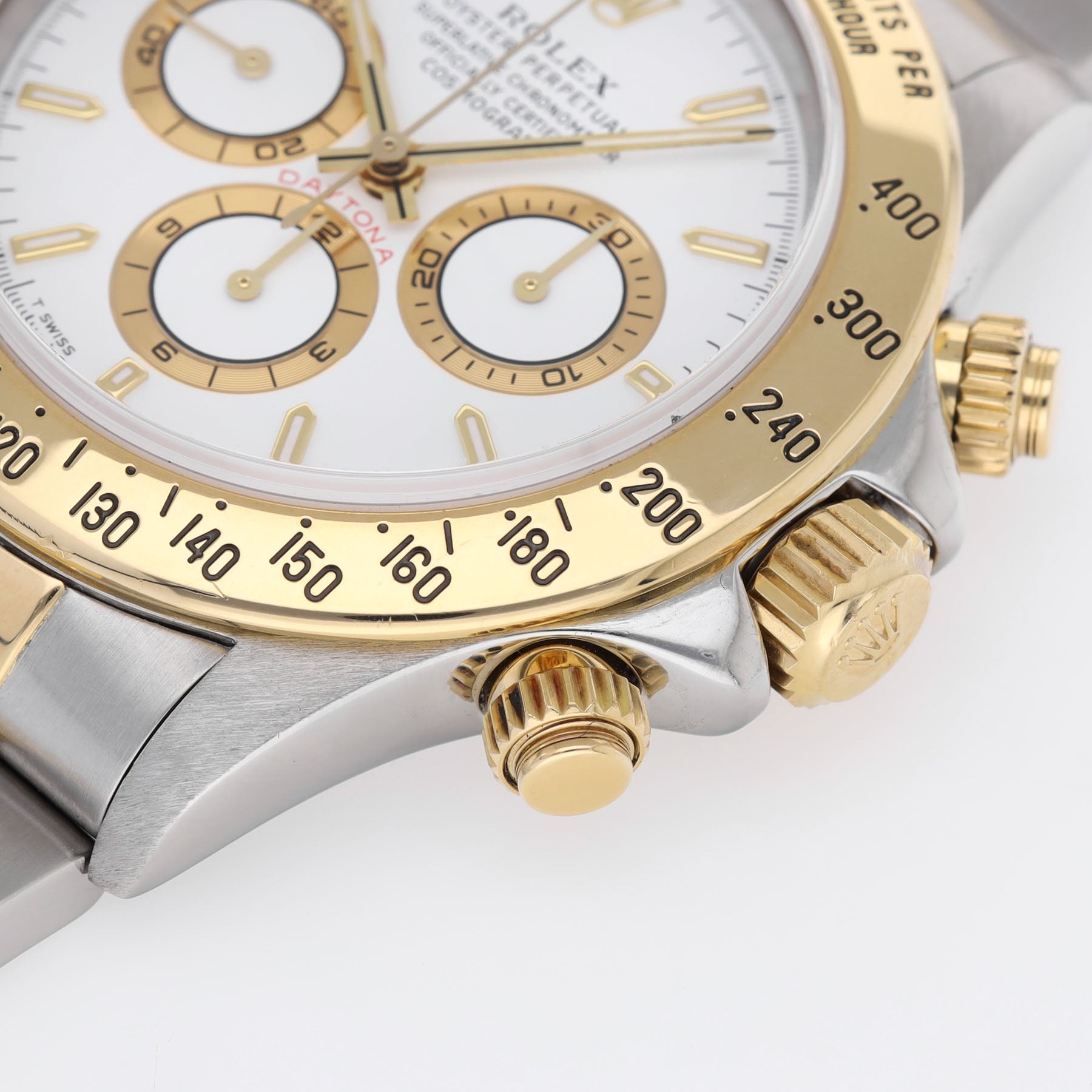 Rolex Cosmograph Daytona 16523 Steel and Gold White Dial