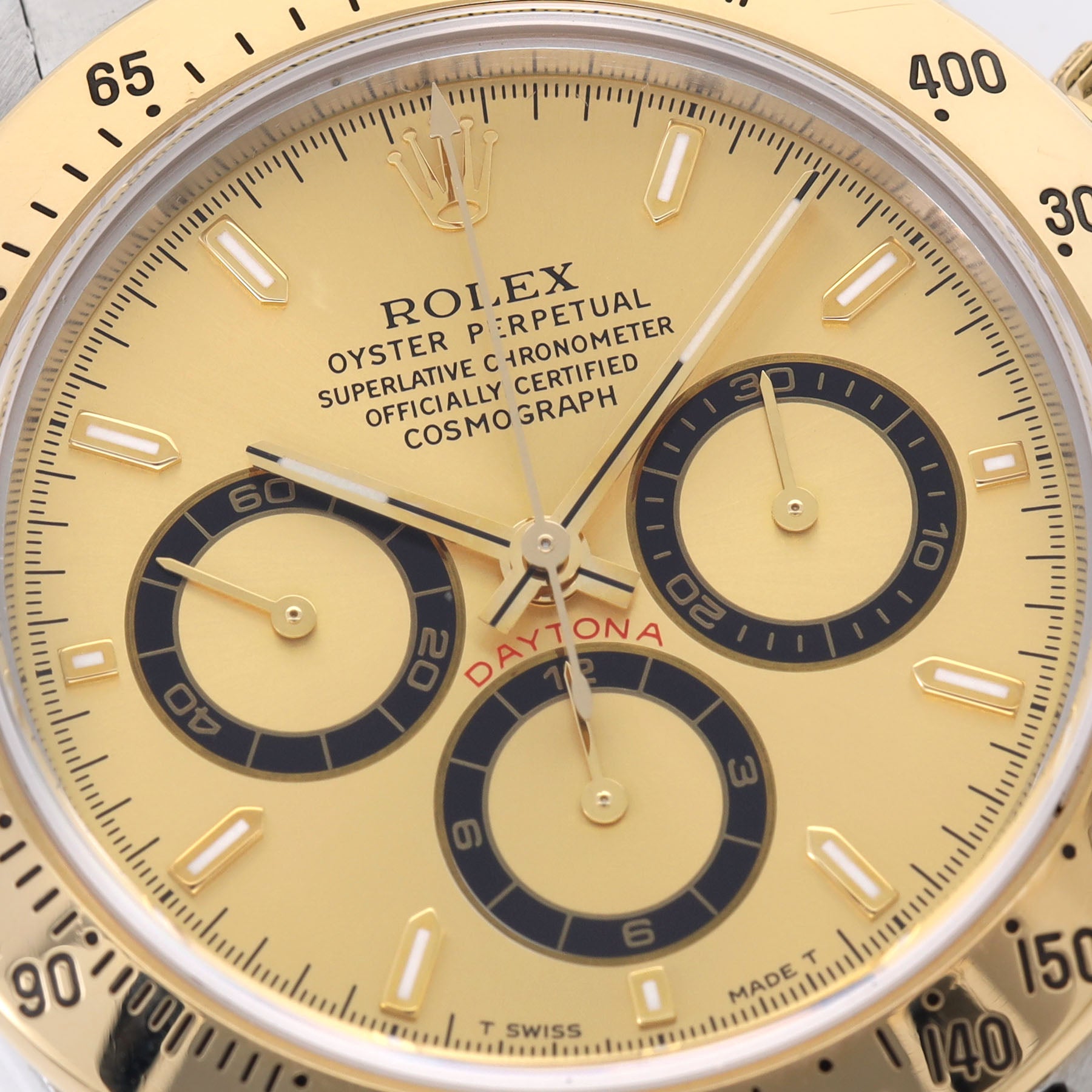 Rolex Cosmograph Daytona 16523 Steel and Gold Champagne Dial