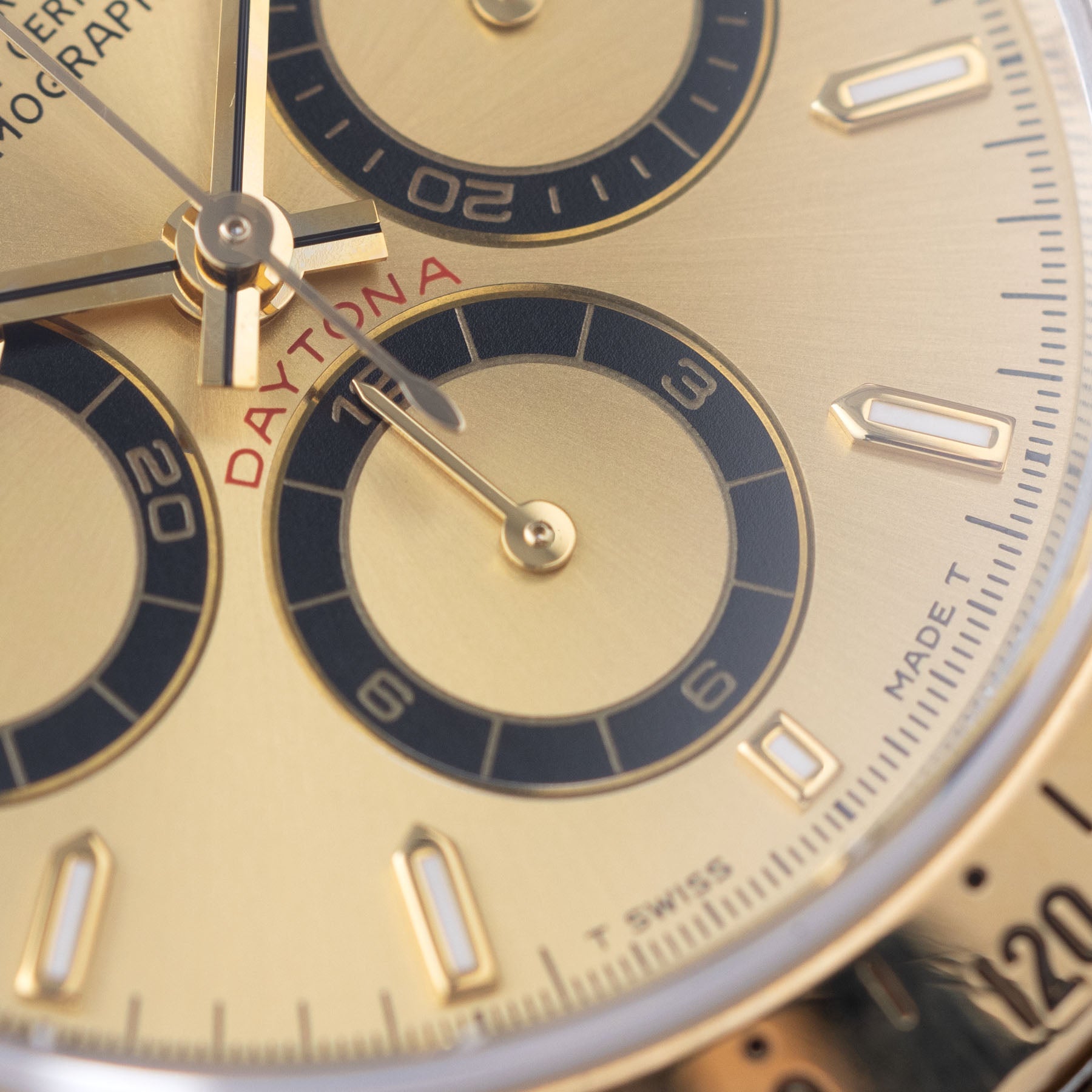 Rolex Cosmograph Daytona 16523 Steel and Gold Champagne Dial