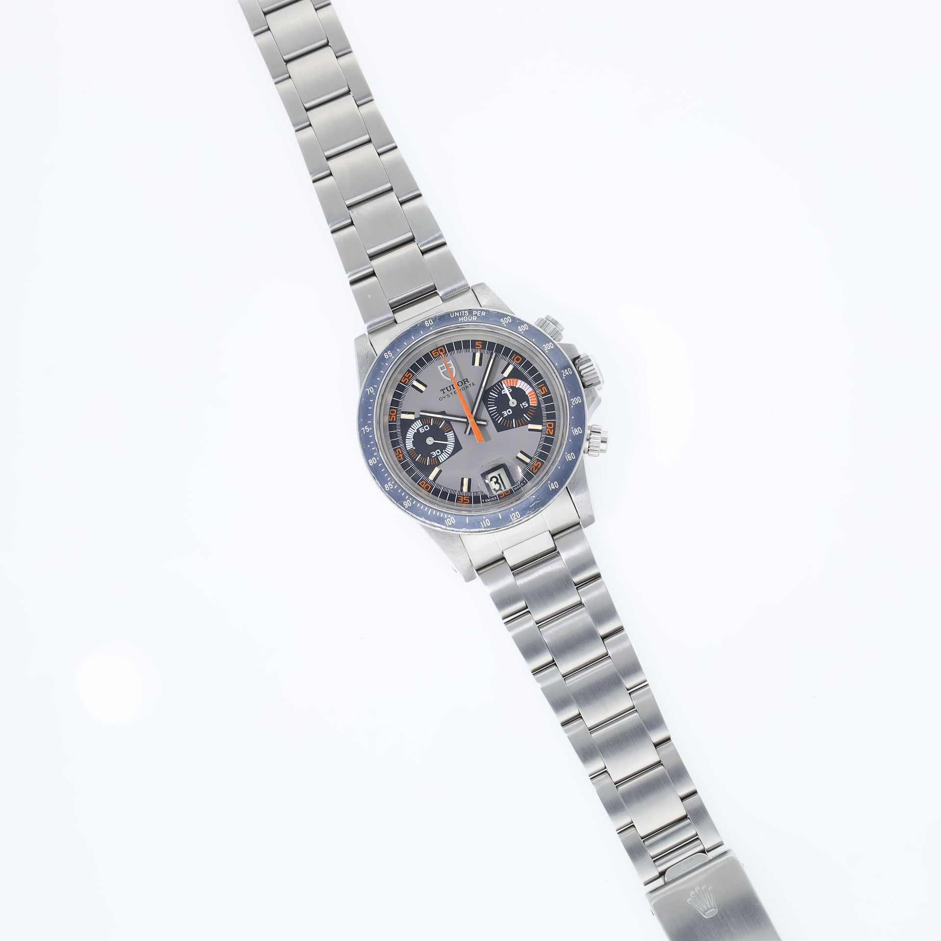 Tudor Oysterdate Chronograph 7149 Monte Carlo Grey Dial