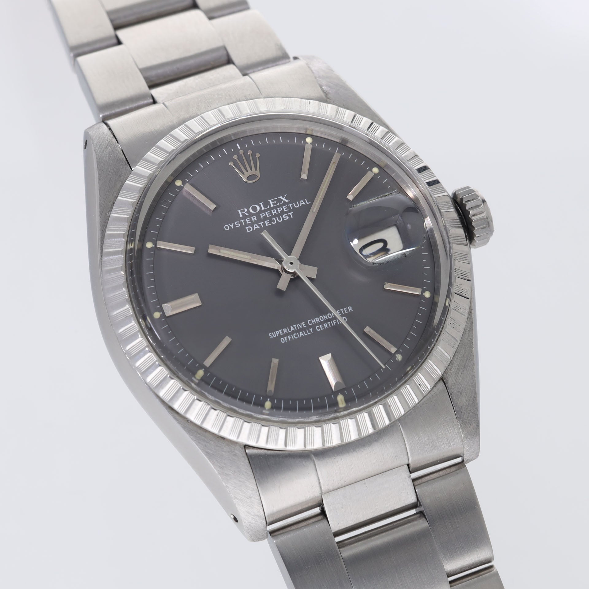 Rolex Datejust 1603 Grey Soleil Sigma Dial