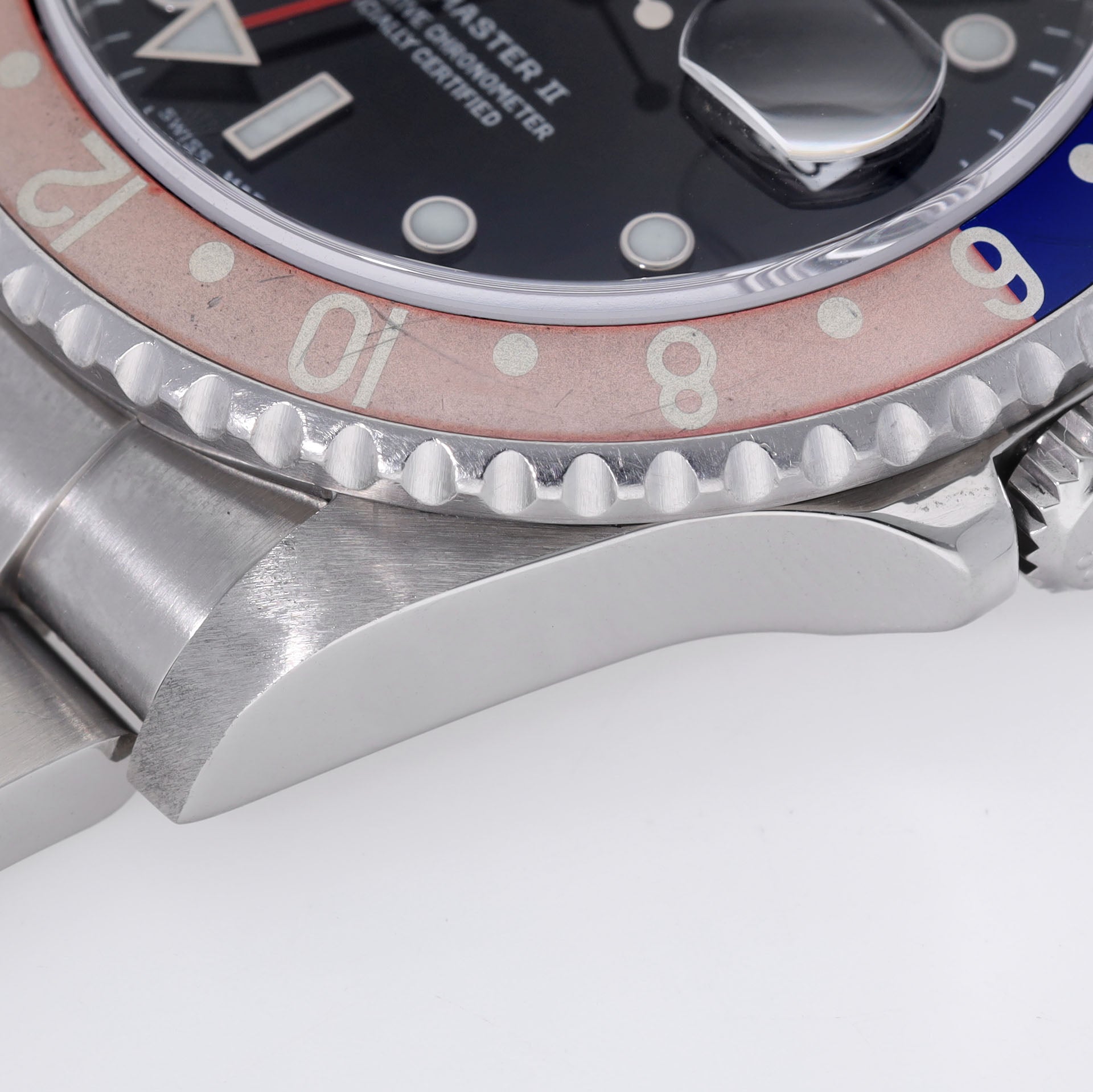 Rolex GMT-Master 2 16710 Faded Pepsi Bezel ‘Swiss Made’ Dial