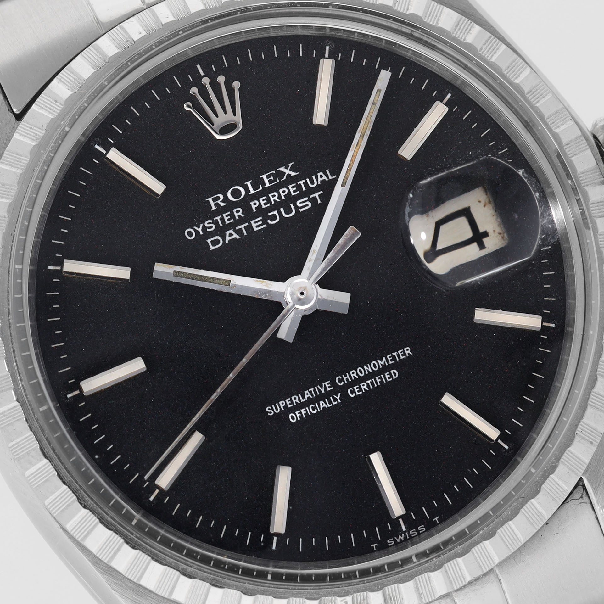 Rolex Datejust 1603 Black Confetti Dial